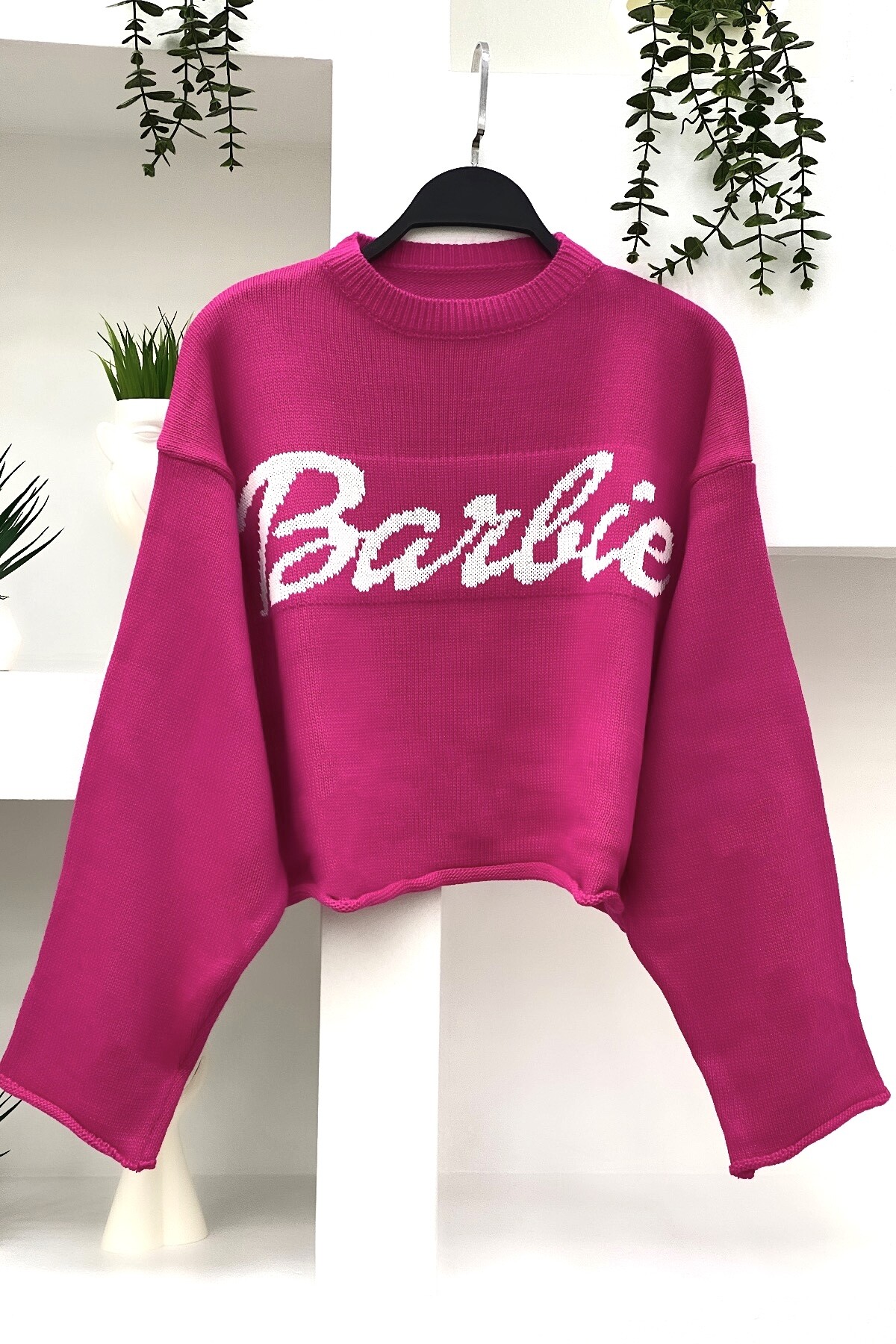 BARBİE CROP KAZAK-FUŞYA