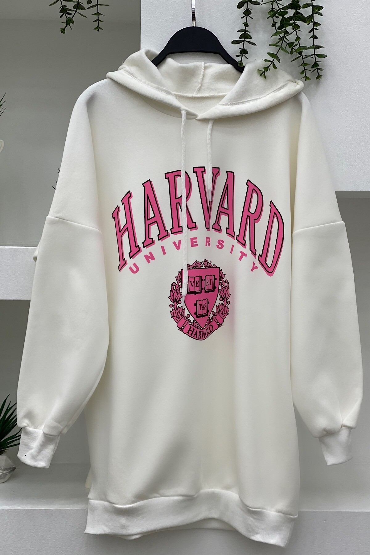 HARVARD BASKILI  KAPÜŞONLU SWEATSHİRT