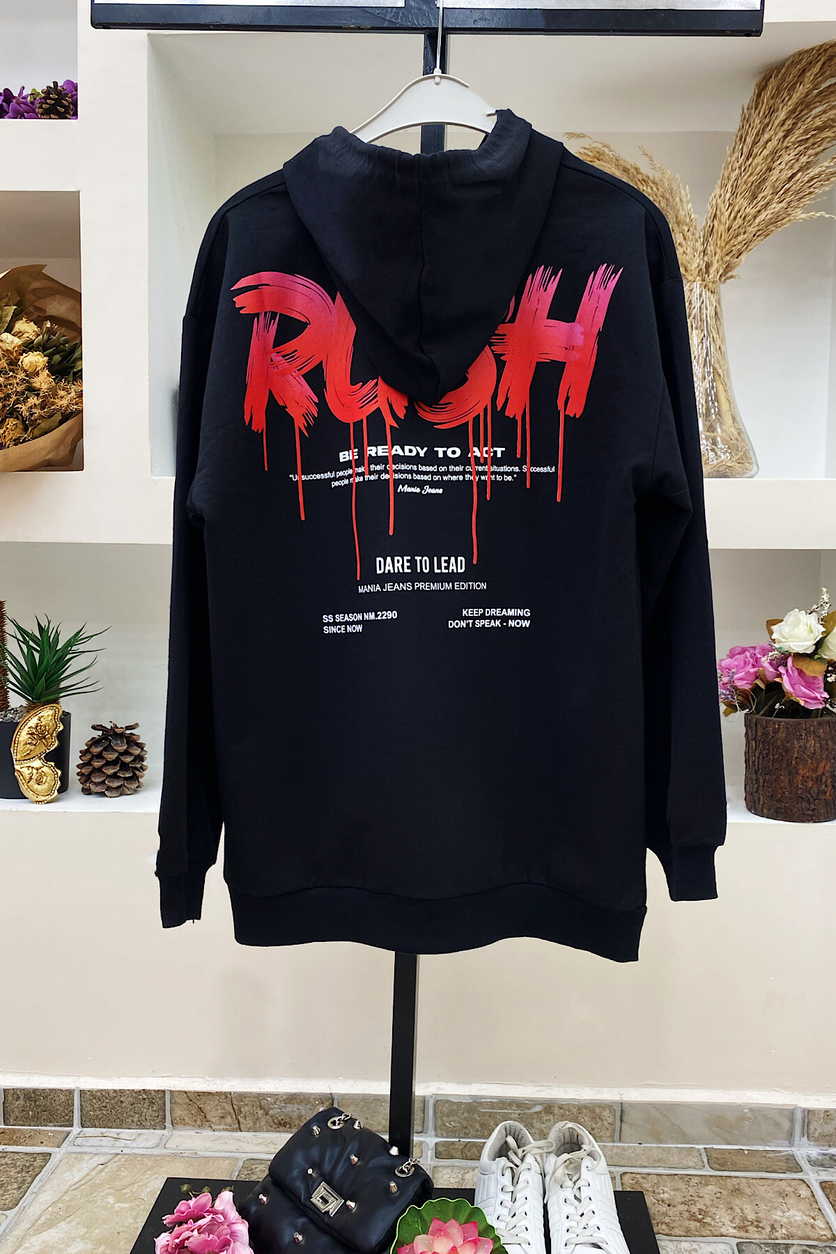 RUSH BASKILI SWEATSHİRT