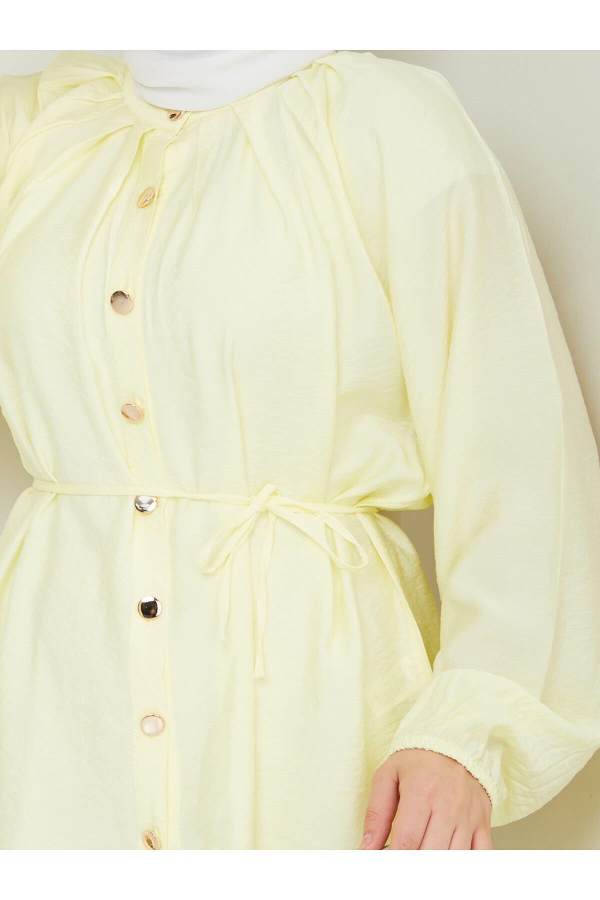 BALON KOL GOLD DÜĞME GÖMLEK-SARI