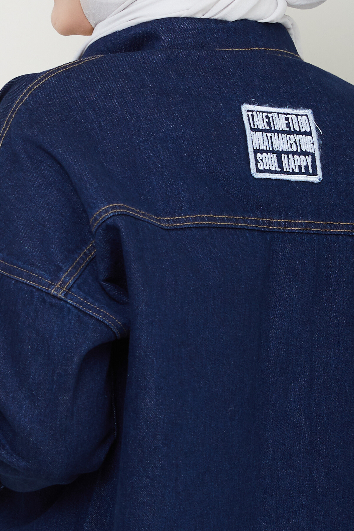 CHIC GABARDİN CEKET - LACİVERT