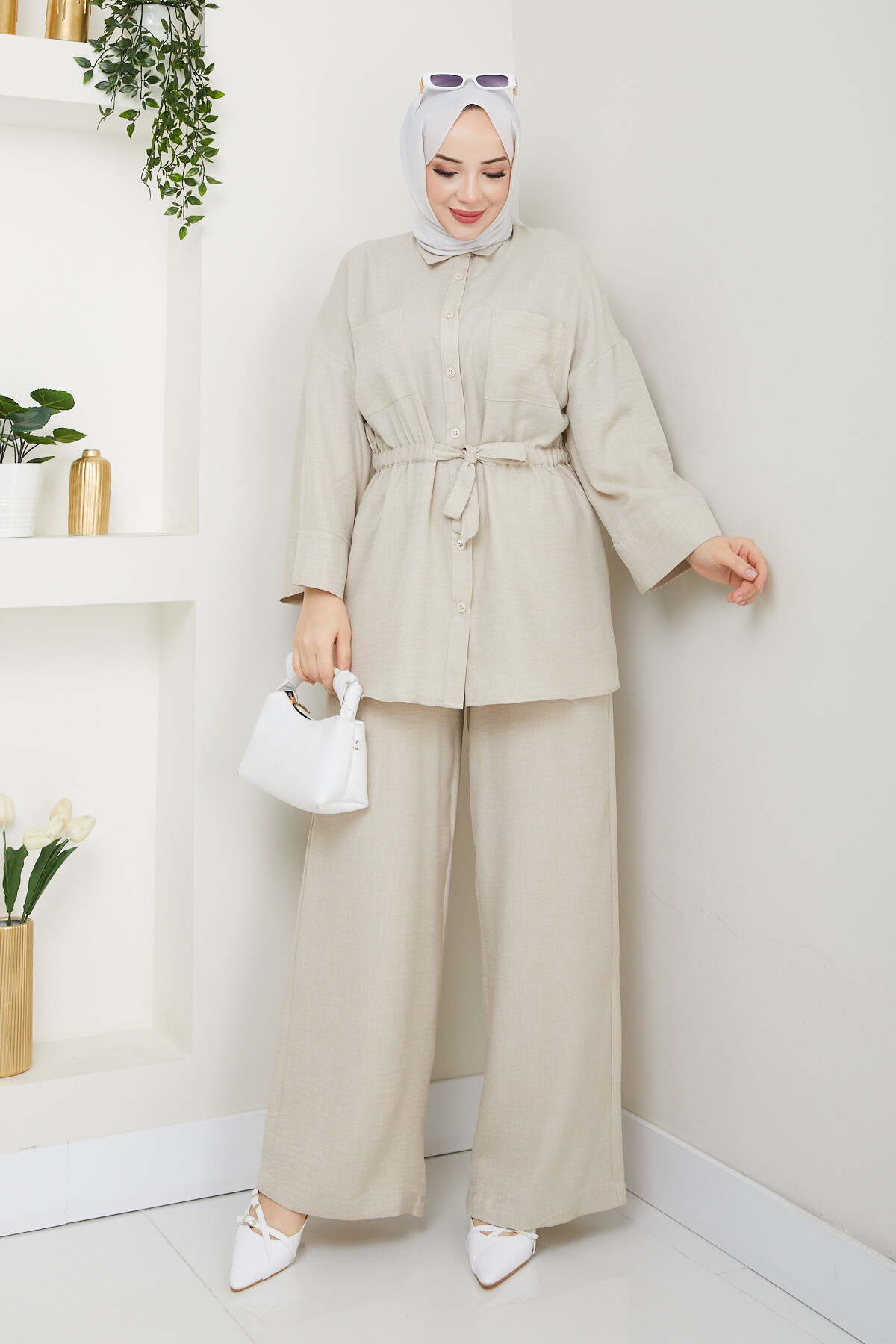 ÇİFT CEP BEL BÜZGÜLÜ TAKIM-TAŞ