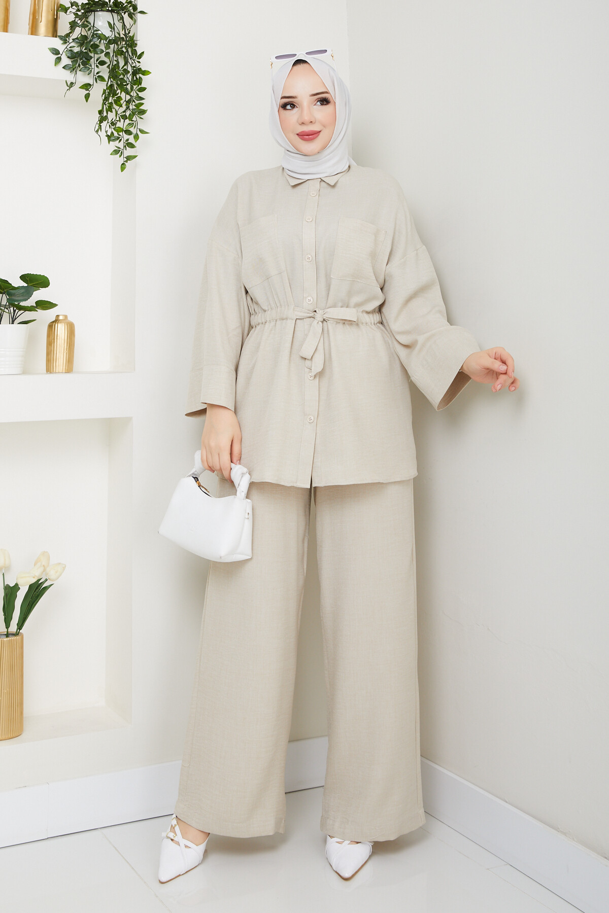 ÇİFT CEP BEL BÜZGÜLÜ TAKIM-TAŞ