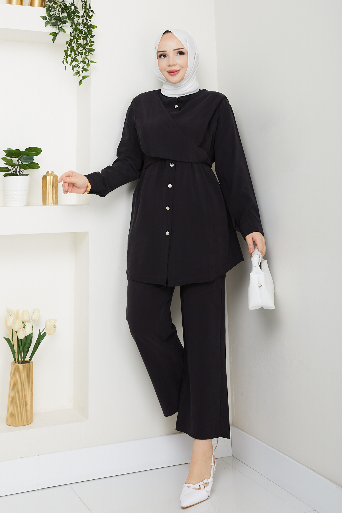 CUPRA OMUZDAN BAĞLAMALI TAKIM-SİYAH