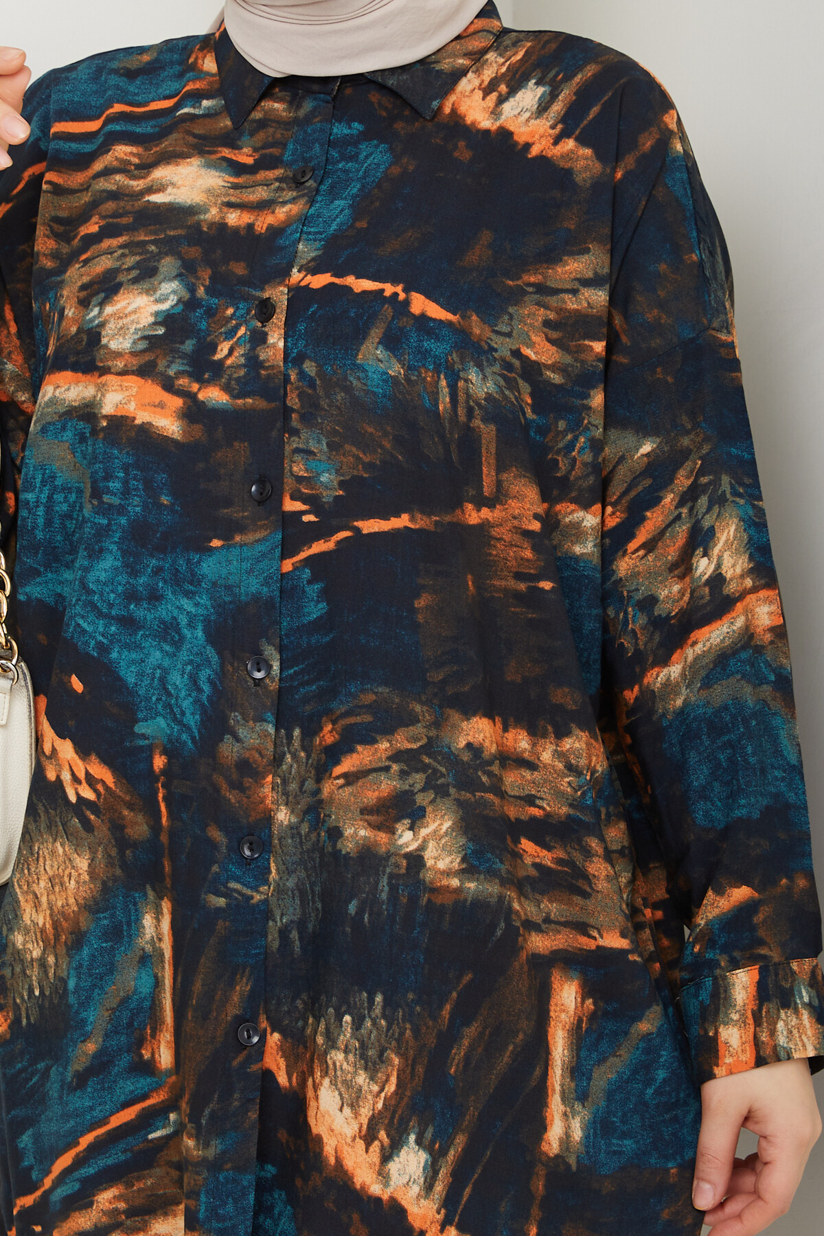 DAĞINIK DESEN GÖMLEK-SARI