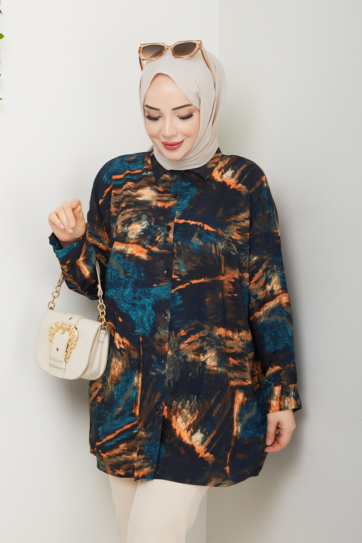 DAĞINIK DESEN GÖMLEK-SARI