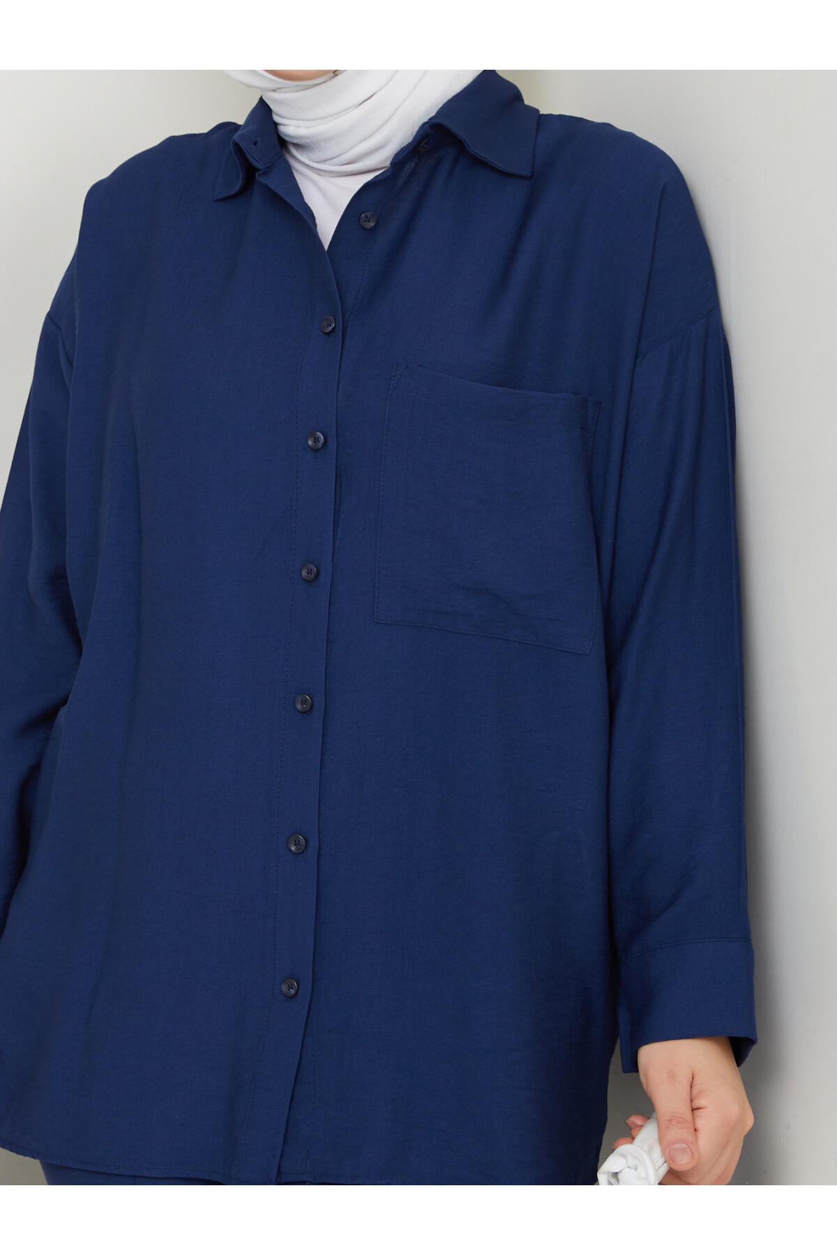 NEPAL KETEN TAKIM-LACİVERT