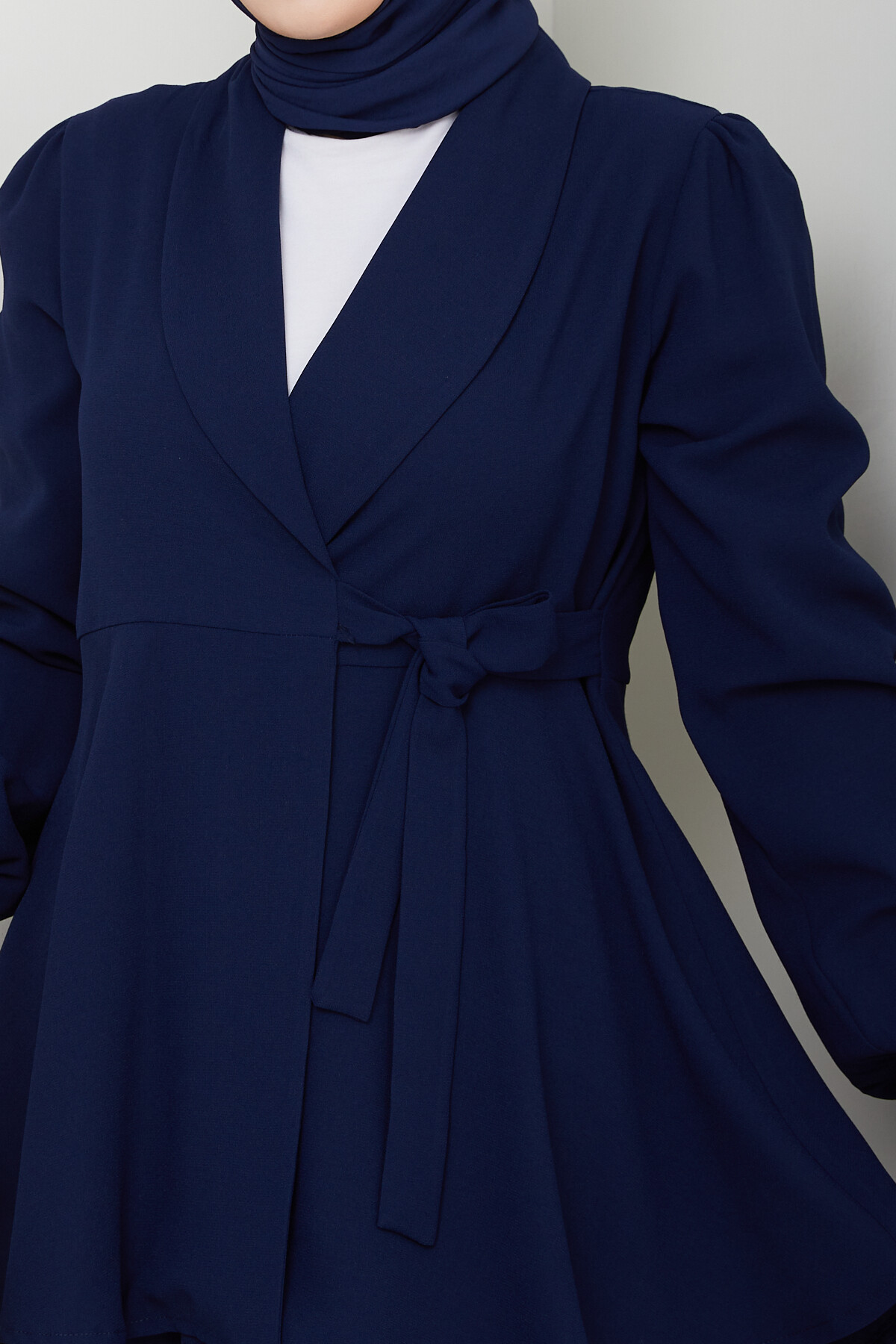 TN KUŞAK CEKETLİ TAKIM - LACİVERT