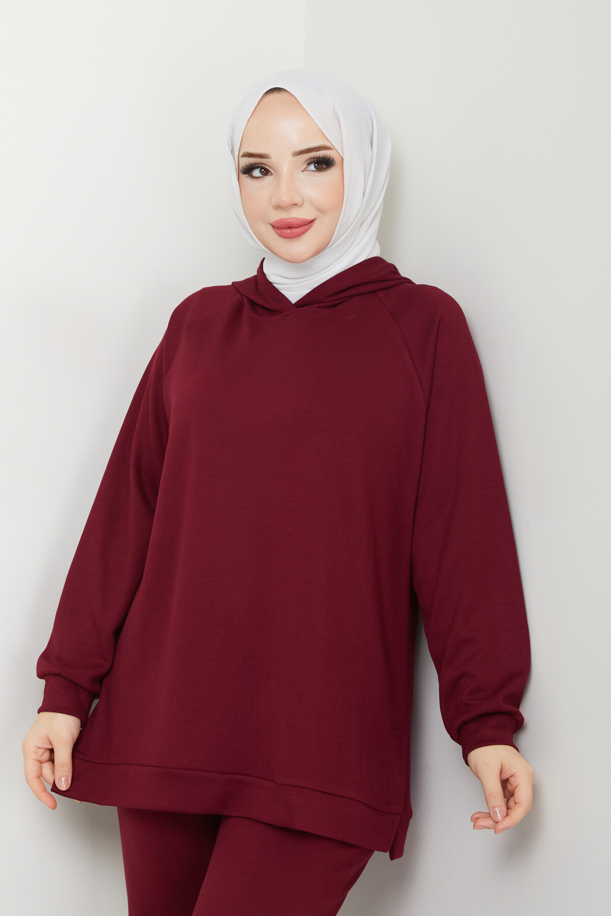 VA SWEAT PANTOLON TAKIM-BORDO