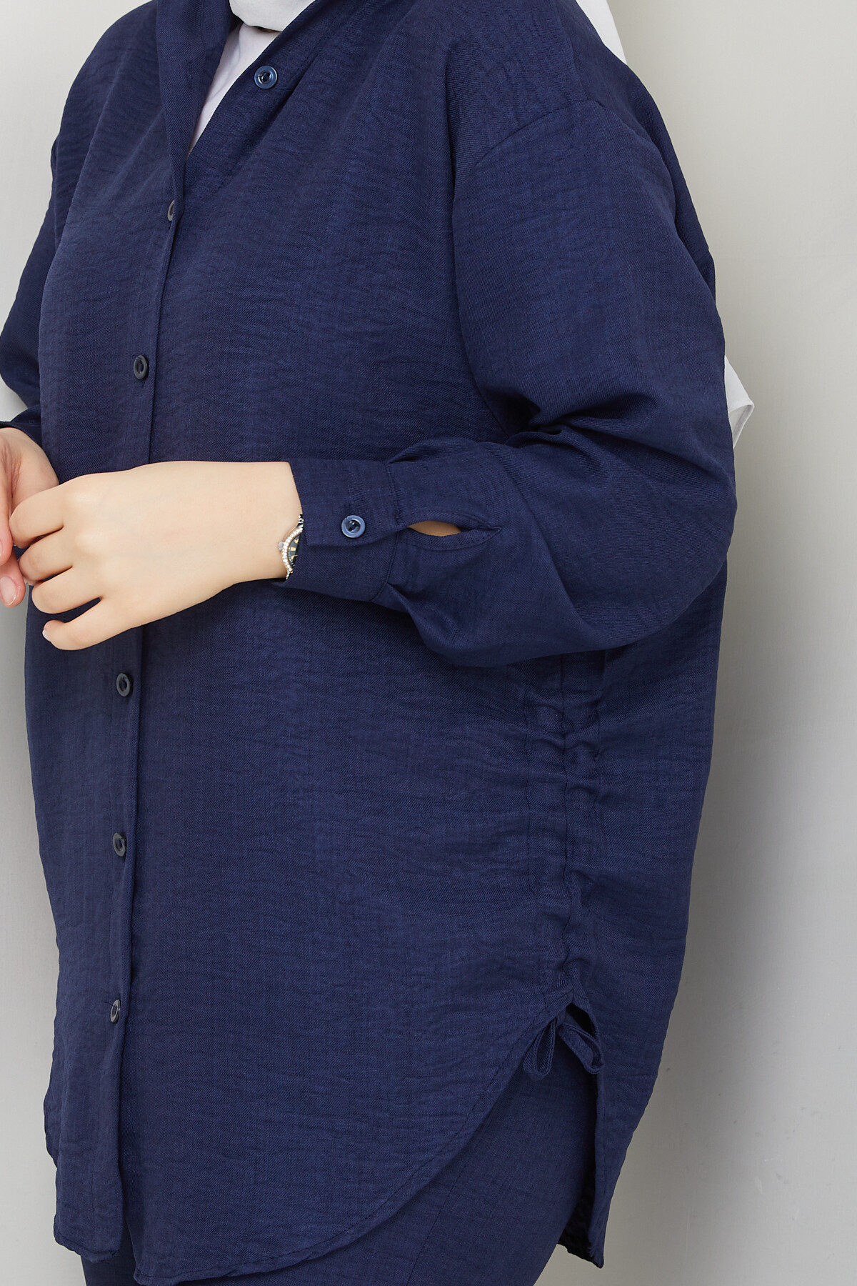 YANLARI SIKTIRMALI TAKIM-LACİVERT