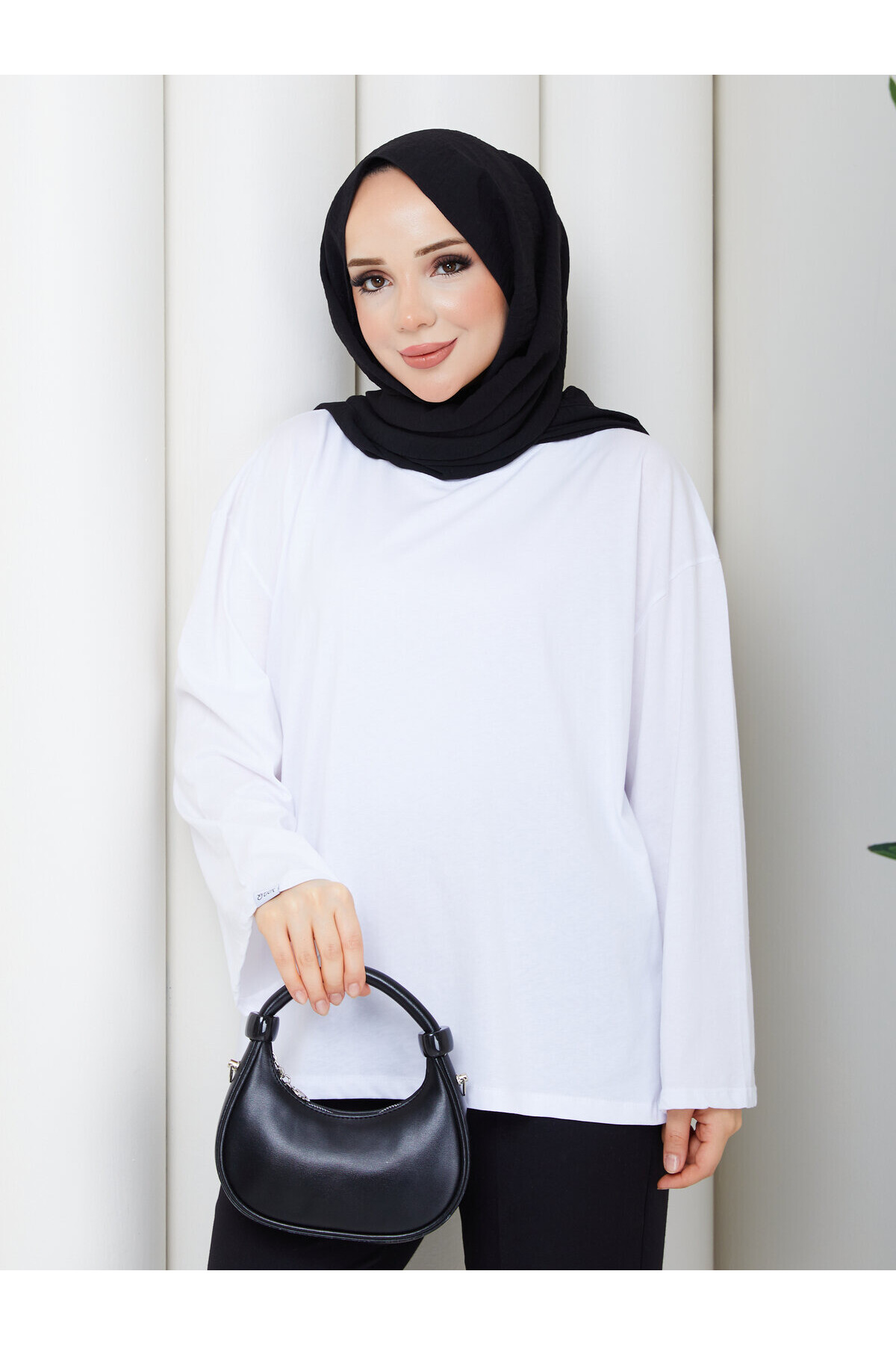 0021 Oversize Uzun Kollu Penye