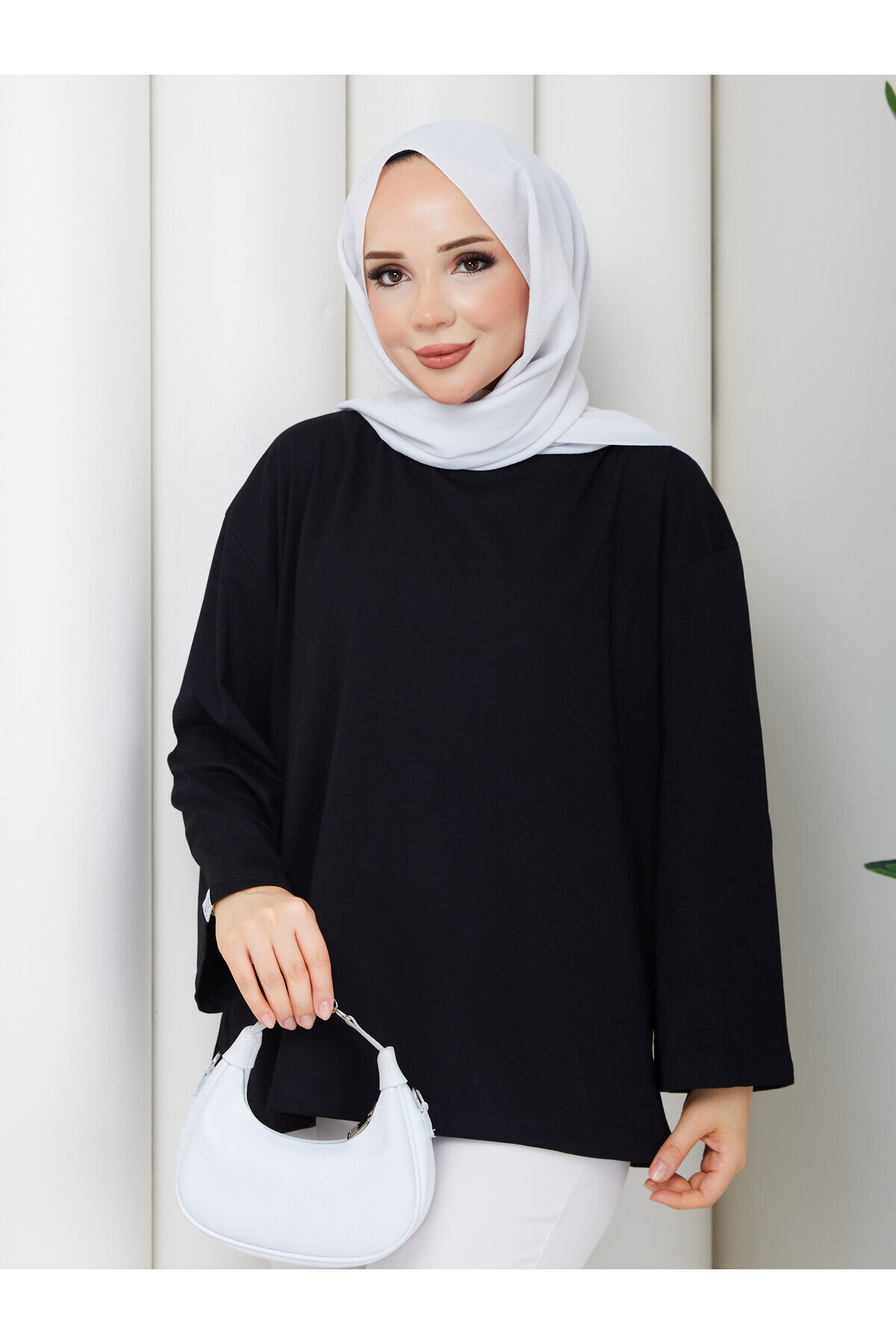 0024 Oversize Uzun Kollu Penye