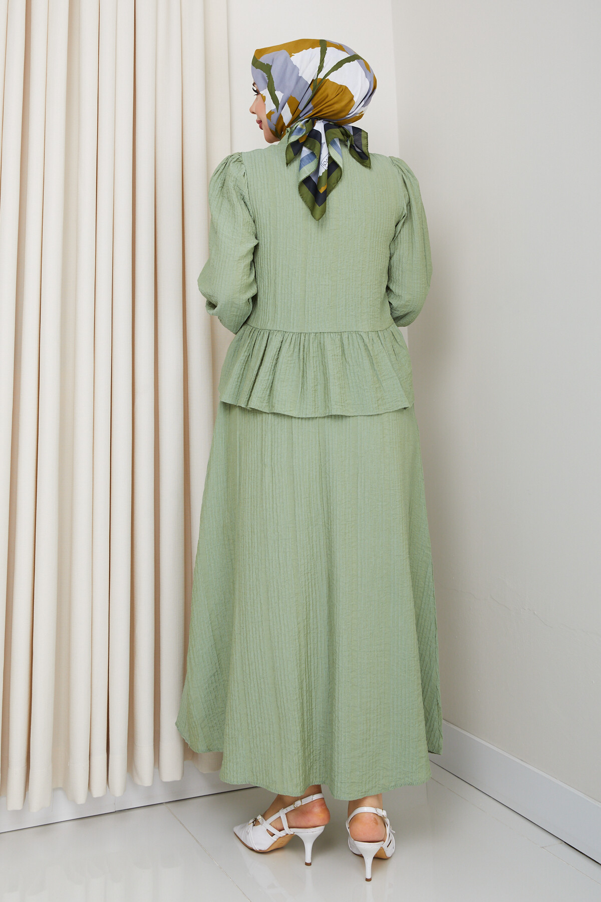 ADELYA FIRFIRLI ETEKLİ TAKIM-YEŞİL