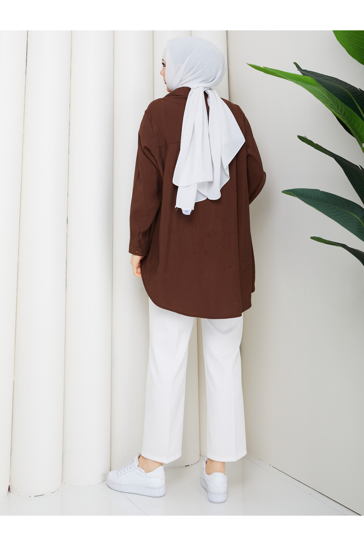 ALEX TEK CEP GÖMLEK - ACI KAHVE