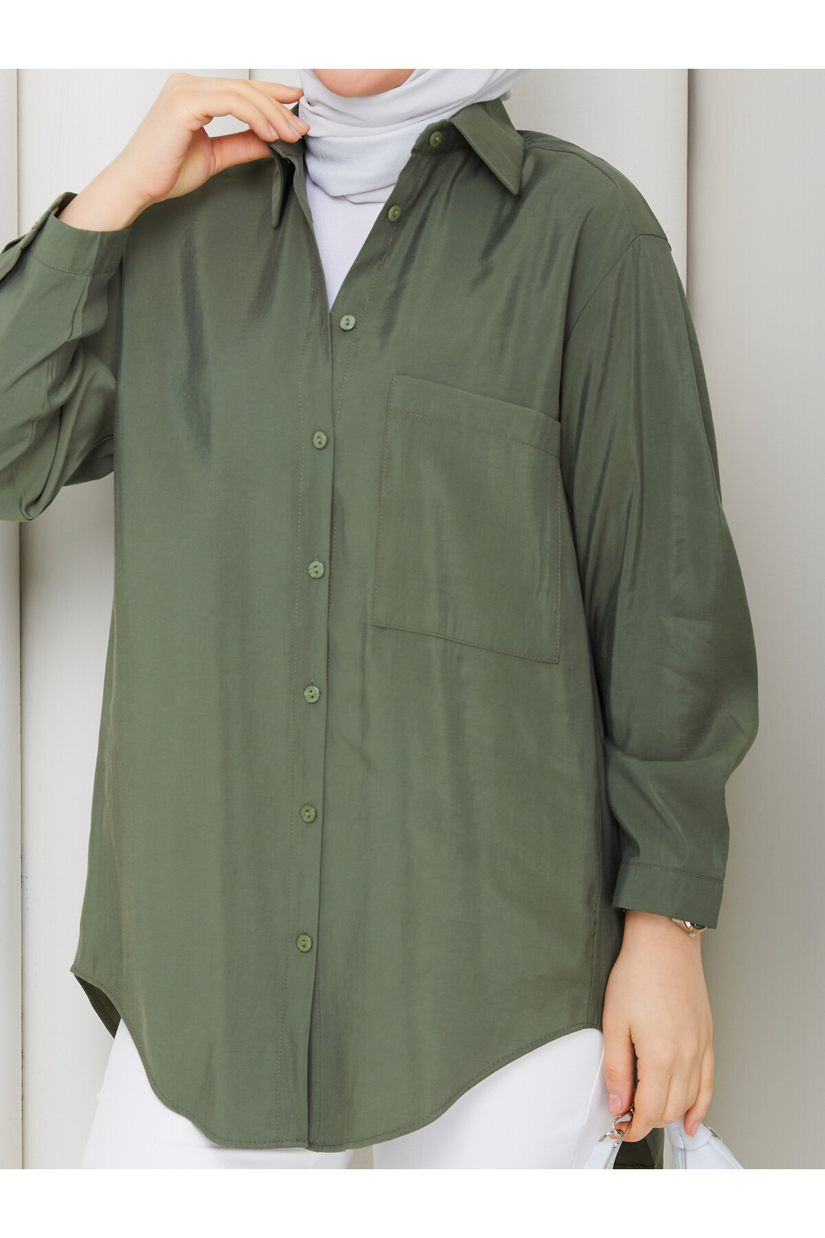 ALEX TEK CEP GÖMLEK - HAKİ