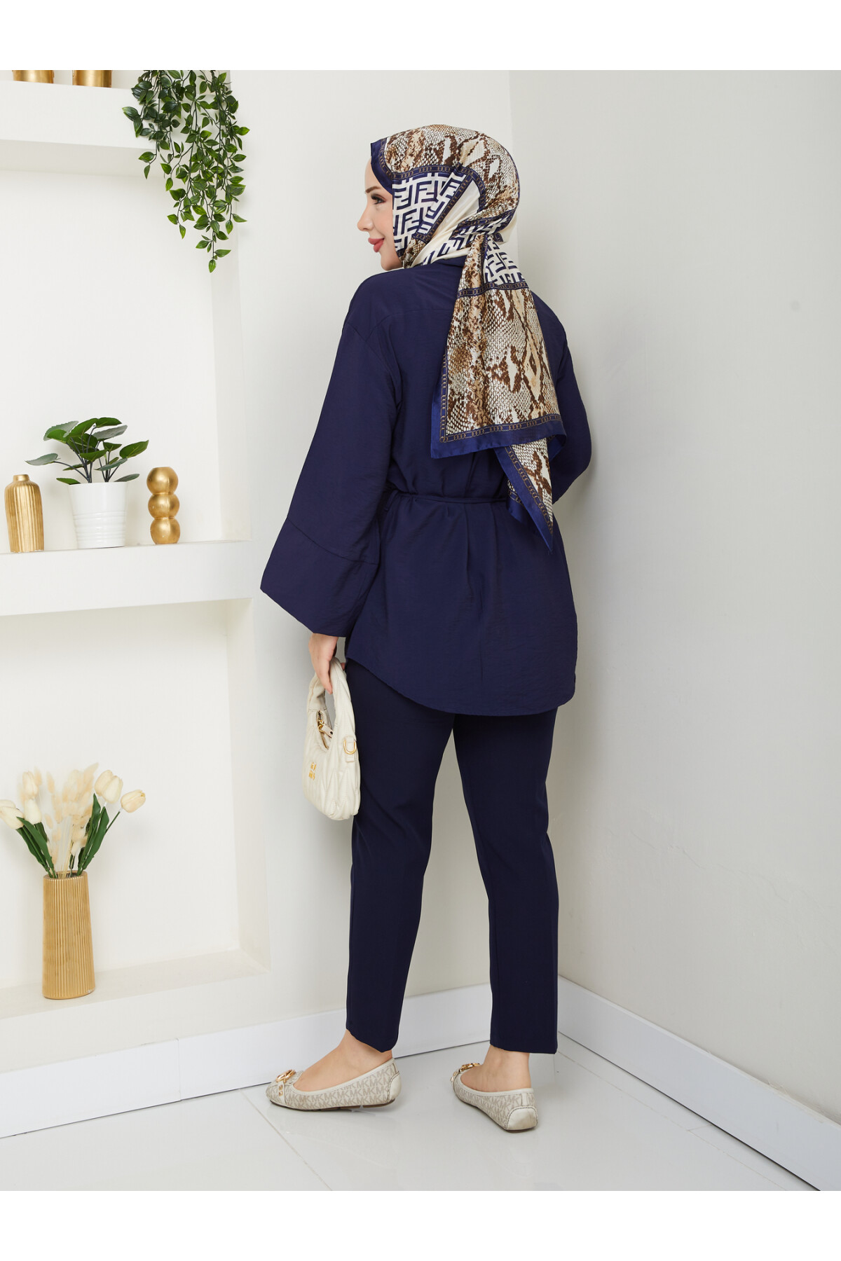 ÇZG LİLYUM GÖMLEK-LACİVERT