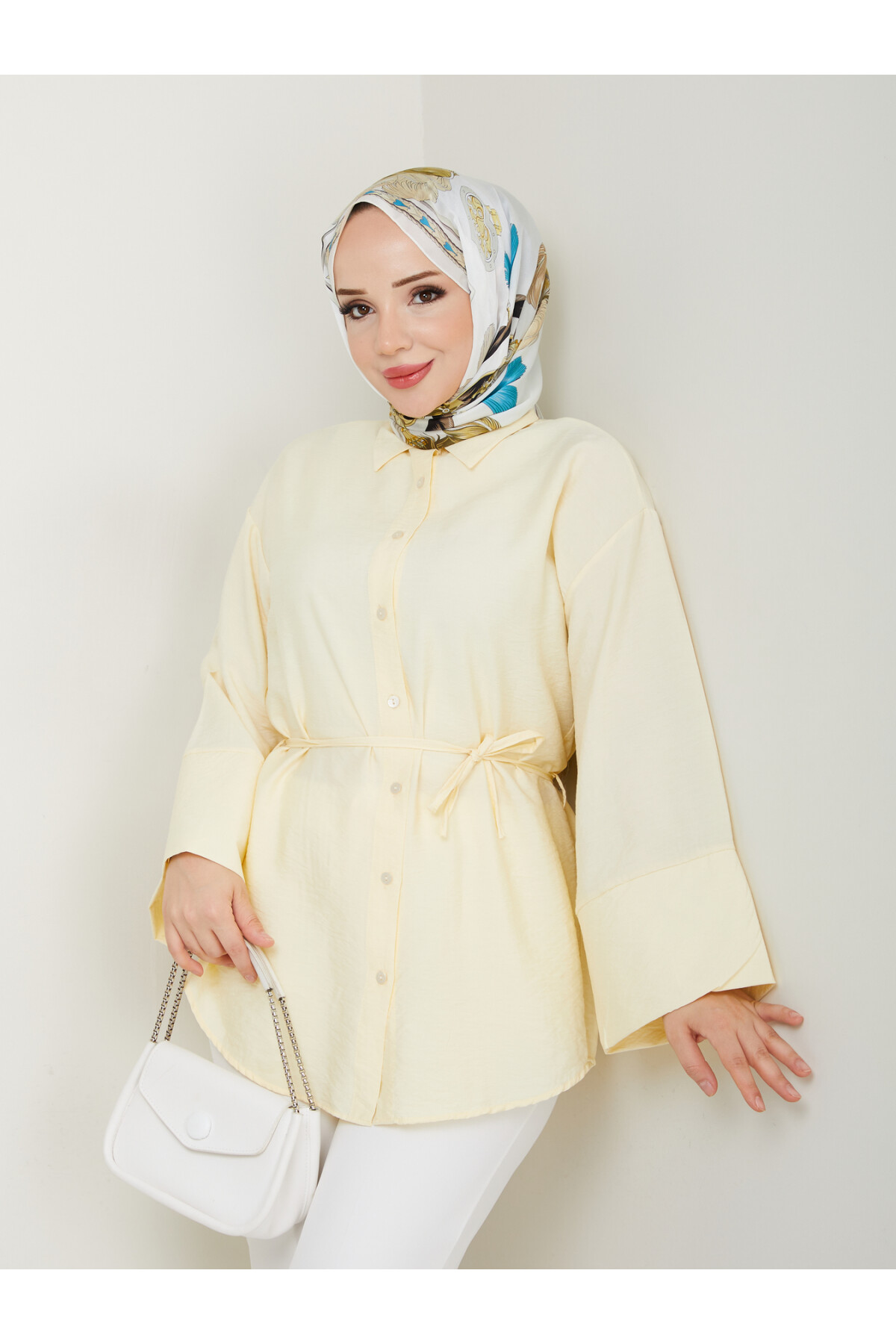 ÇZG LİLYUM GÖMLEK-SARI