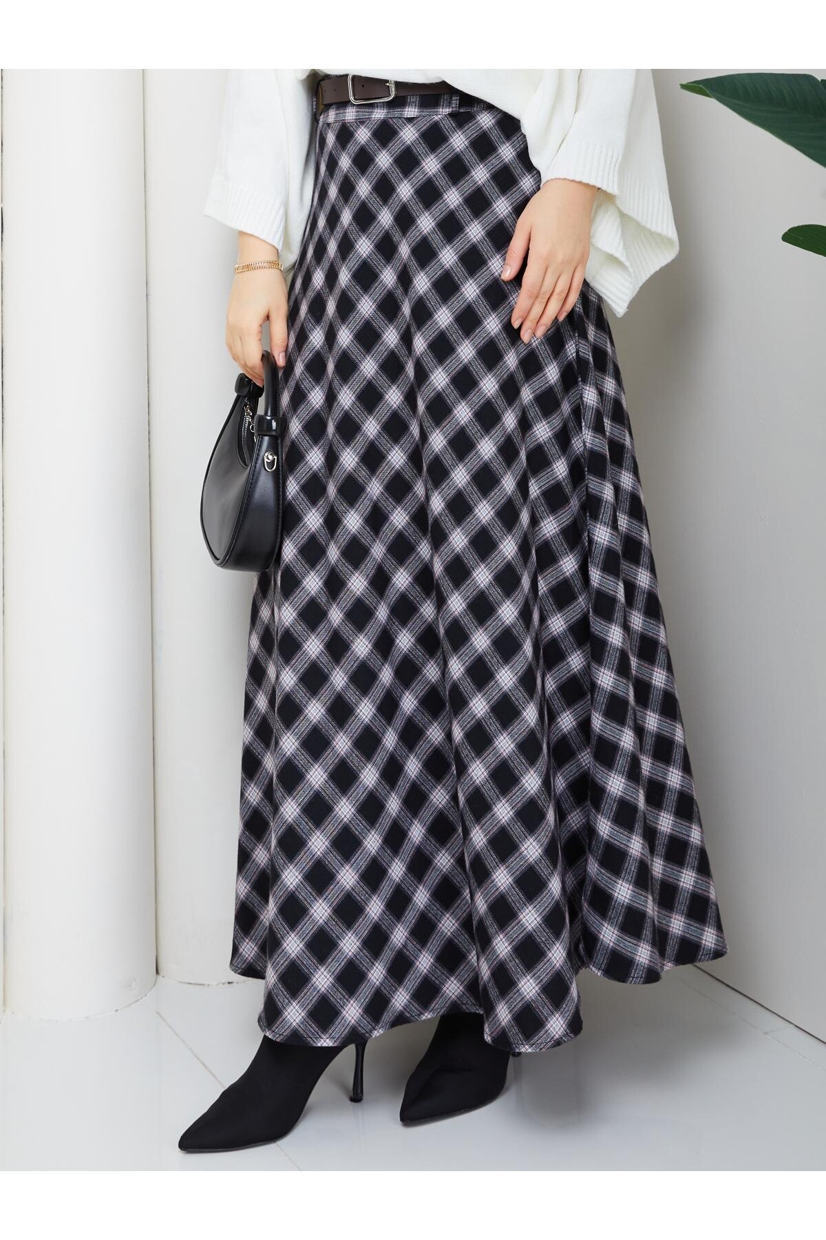 EKOSELİ ETEK - SİYAH