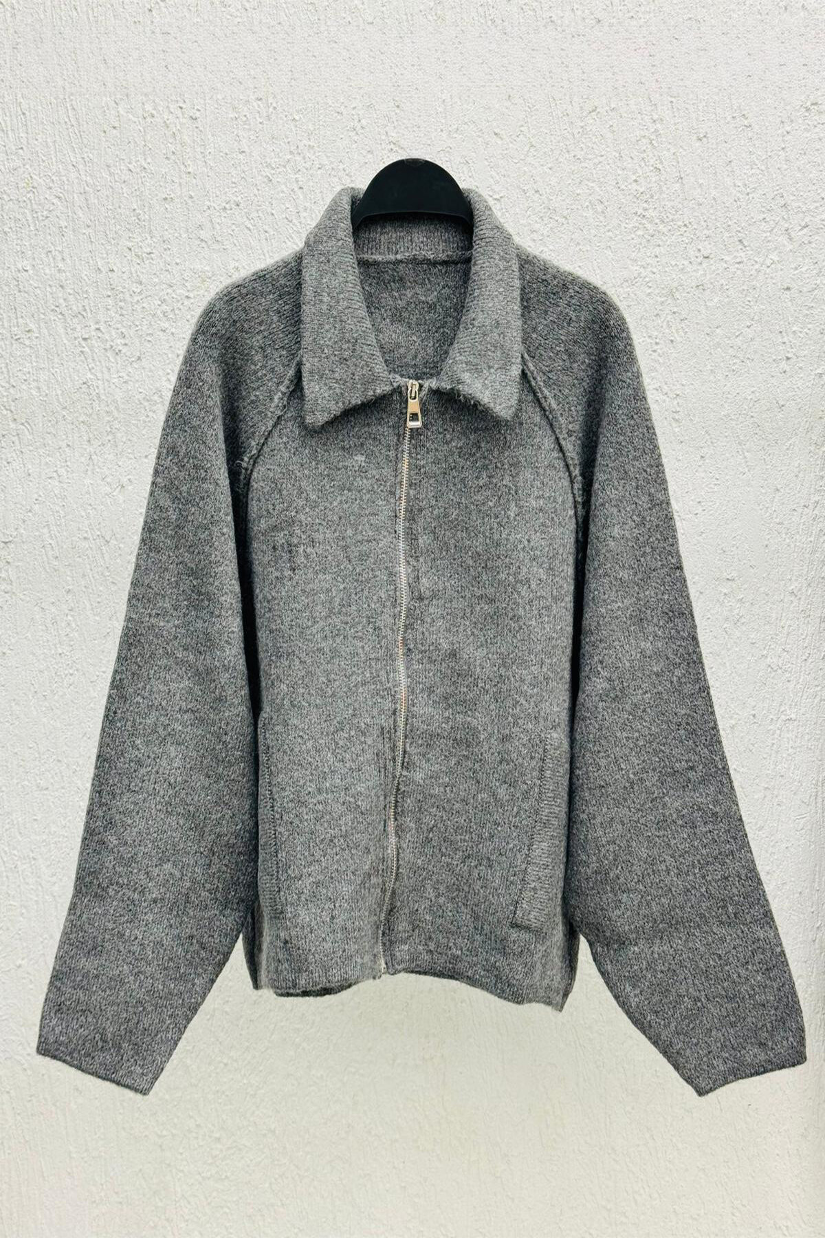 Fermuarlı Bogie Çeket Füme