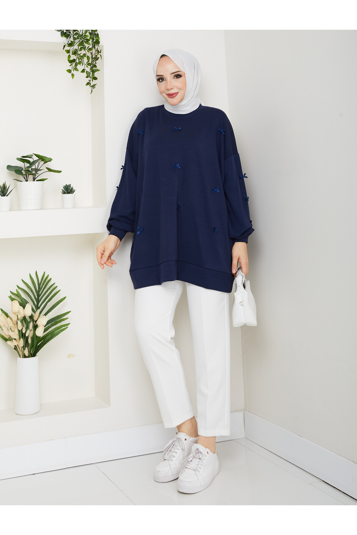 FİYONK OYSHO SWEAT-LACİVERT