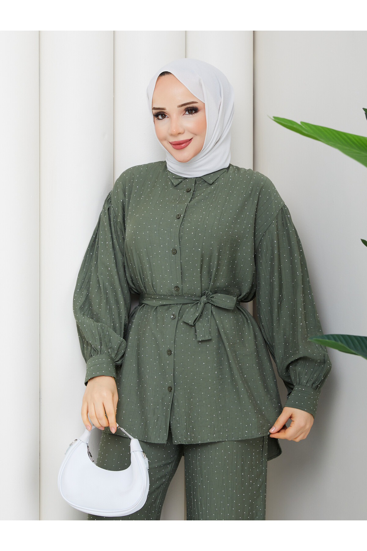 FULL SERPME TAŞLI TAKIM - YEŞİL