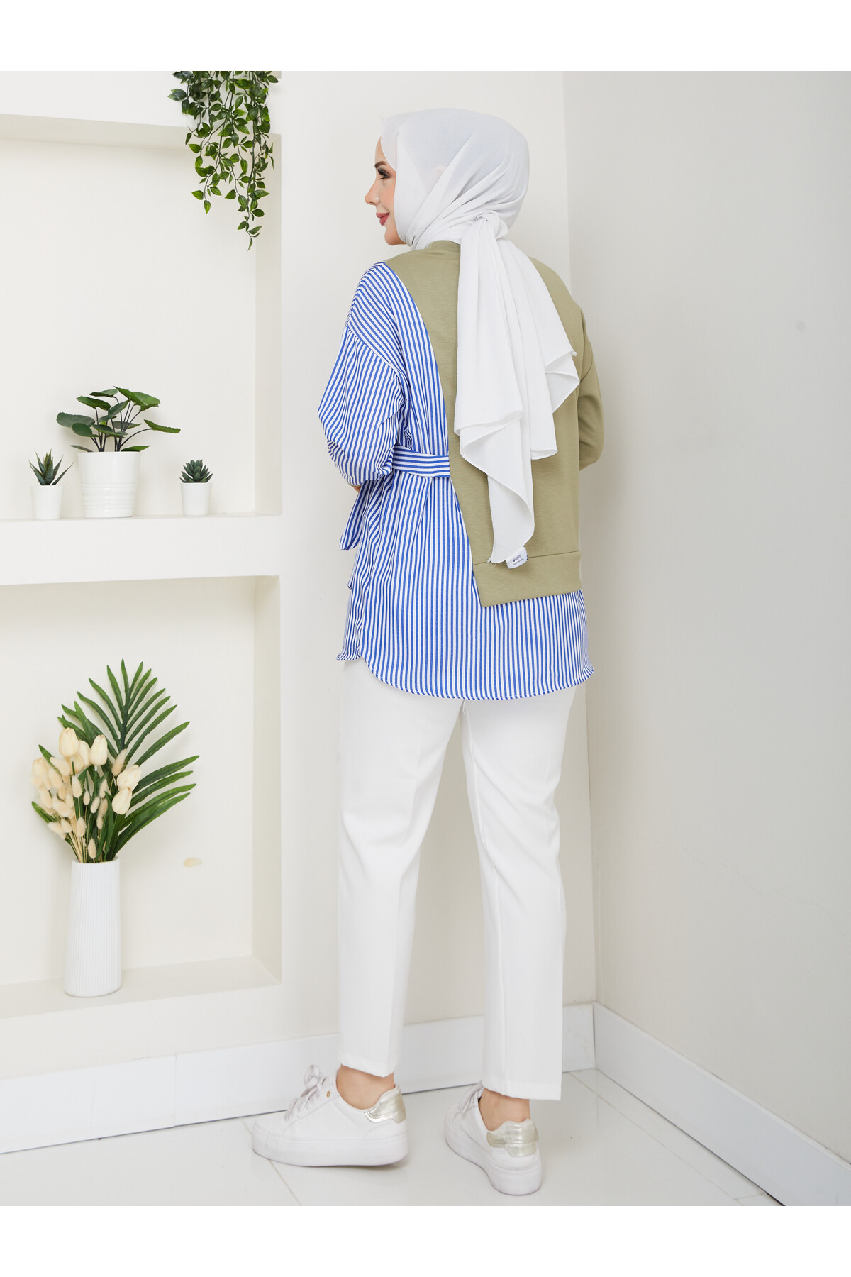 GARNİLİ BAĞLAMALI TUNİK- HAKİ