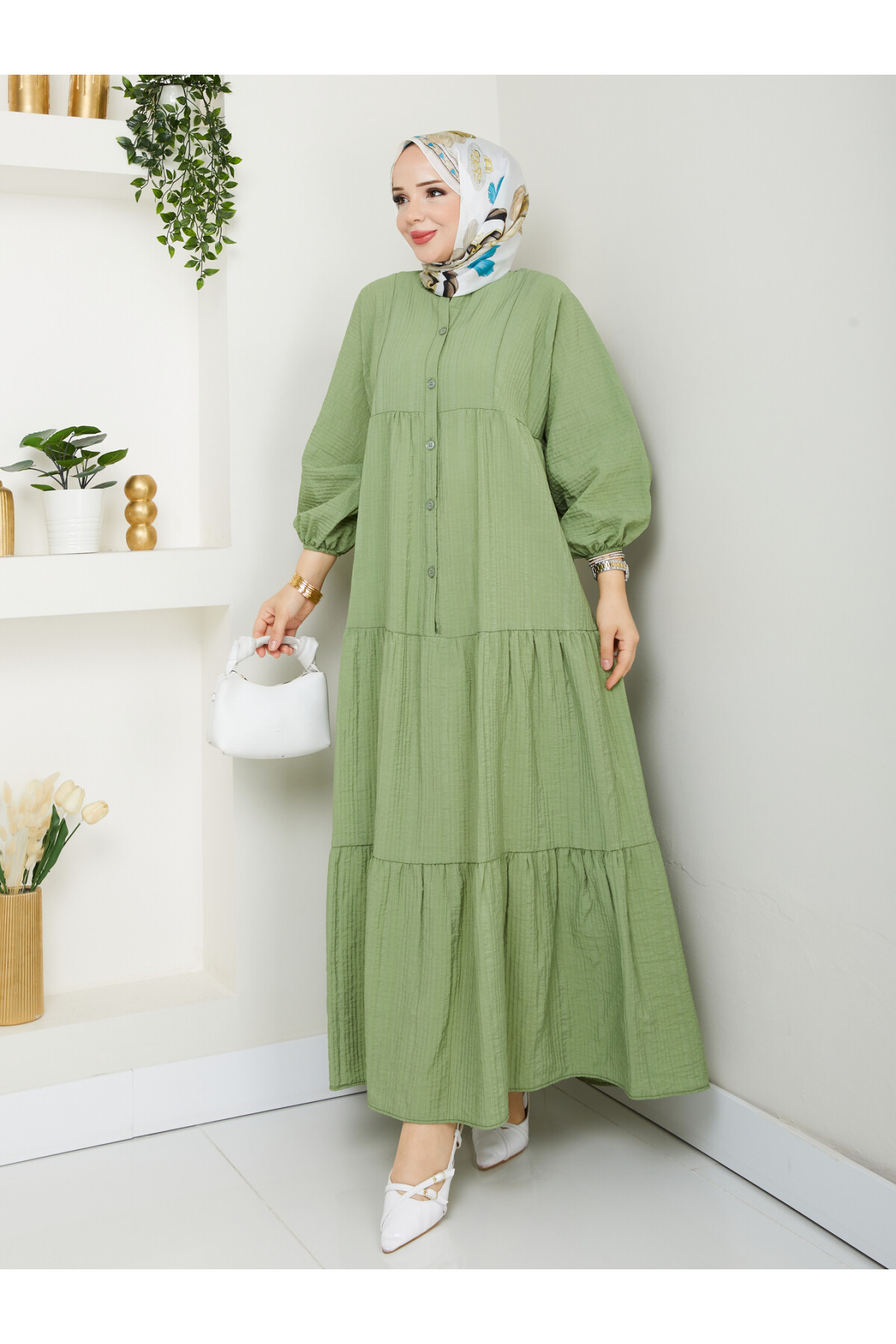 GOFRE ELBİSE-YEŞİL