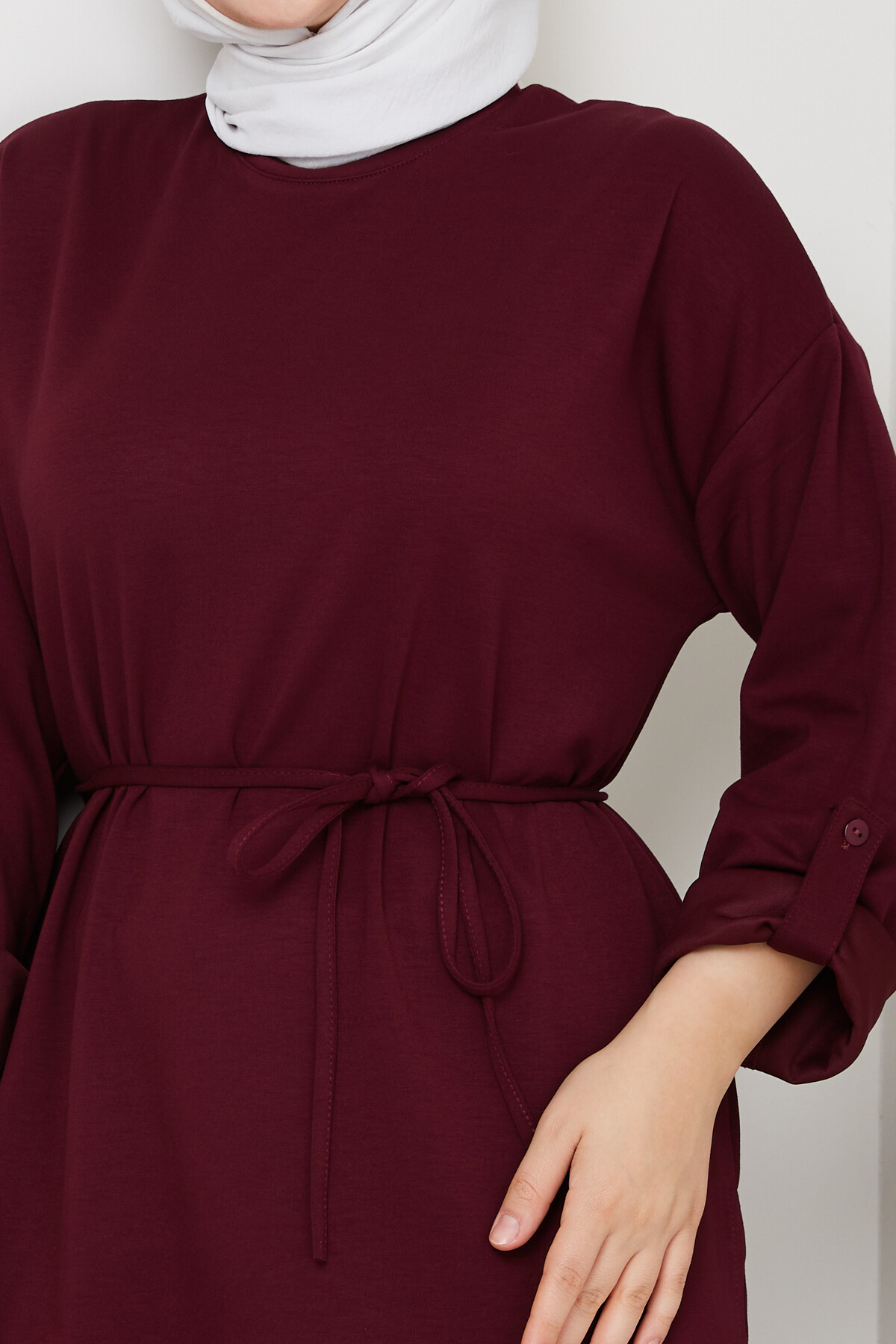 İp Bağlamalı Takım Bordo