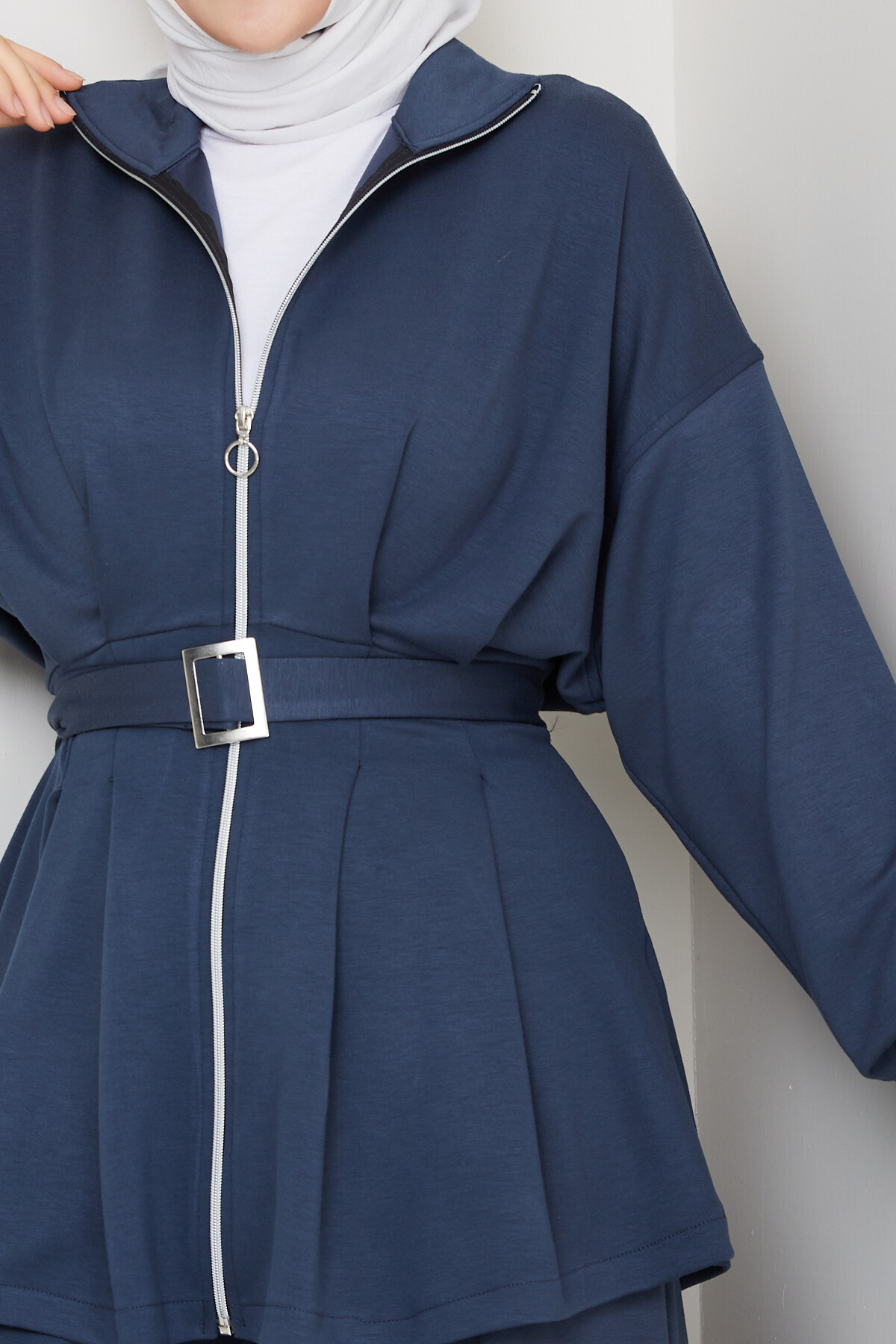 Kemerli Bol Paça Takım Antrasit