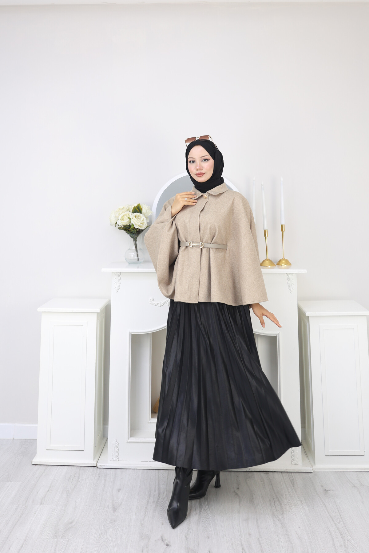 KISA  KEMERLİ PANÇO -VİZON