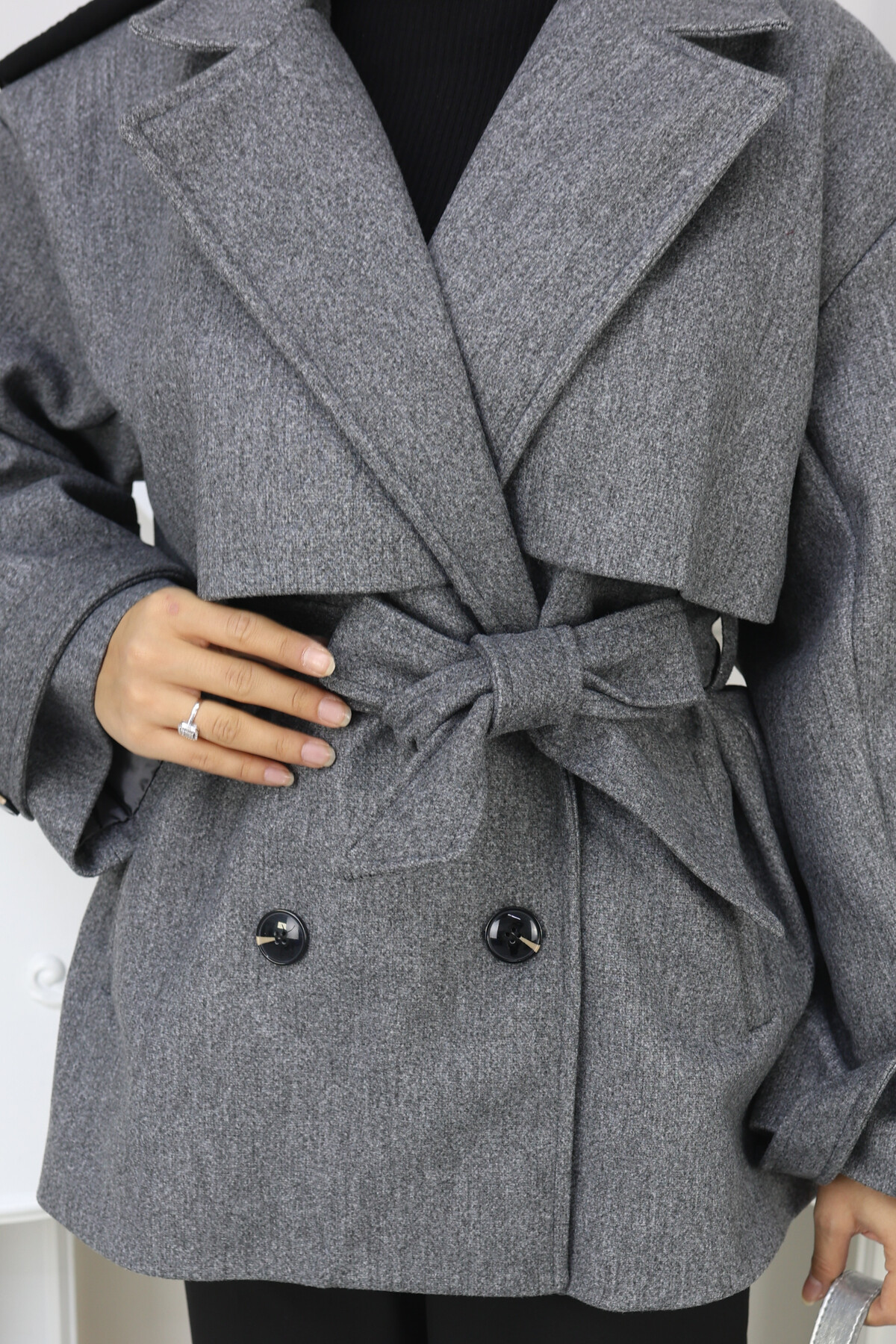 KISA TASARIM KABAN -FÜME