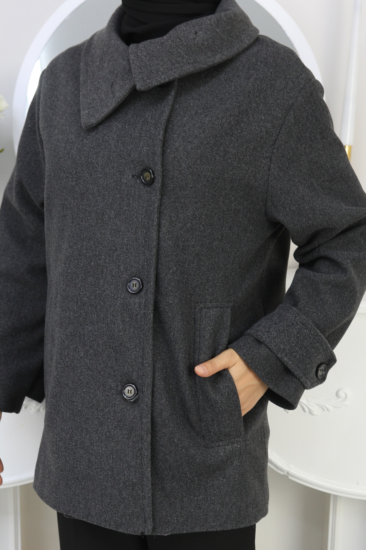 KRMT KAŞE KISA CEKET -FÜME