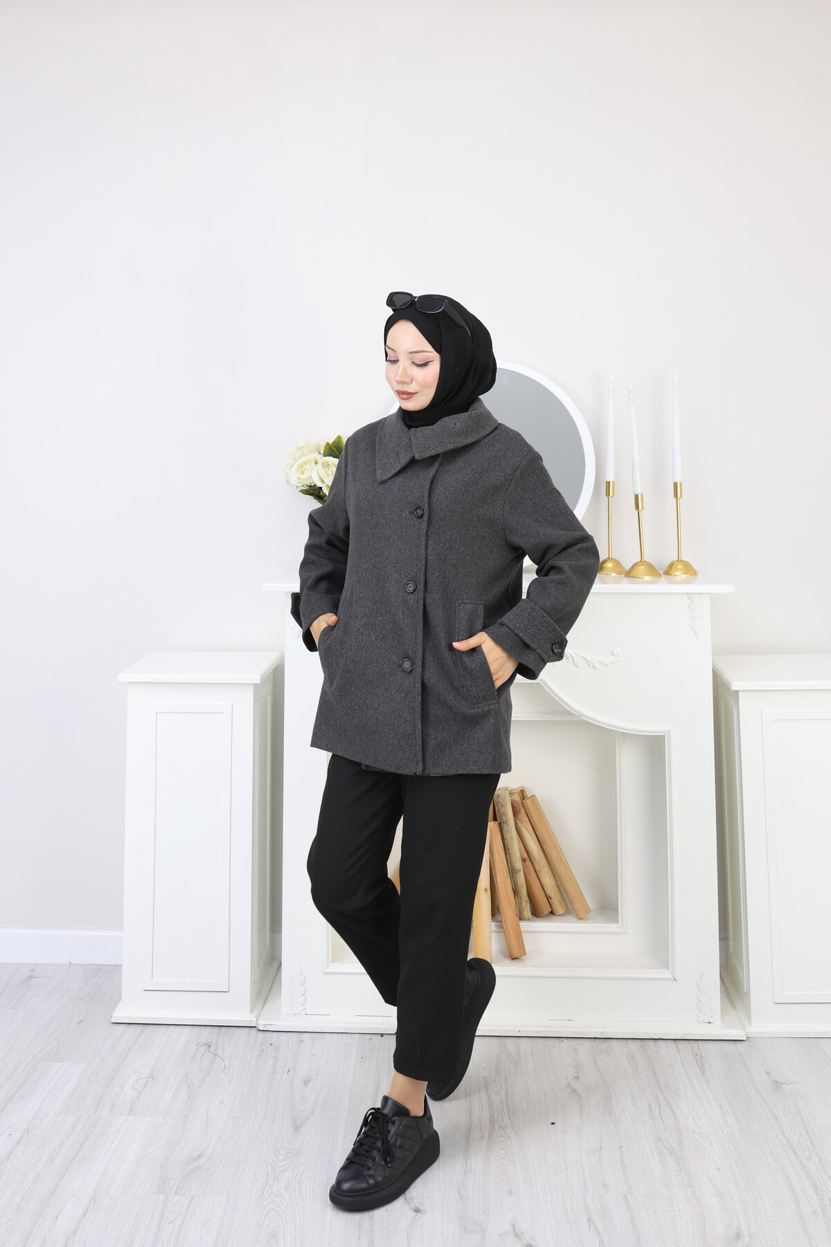 KRMT KAŞE KISA CEKET -FÜME