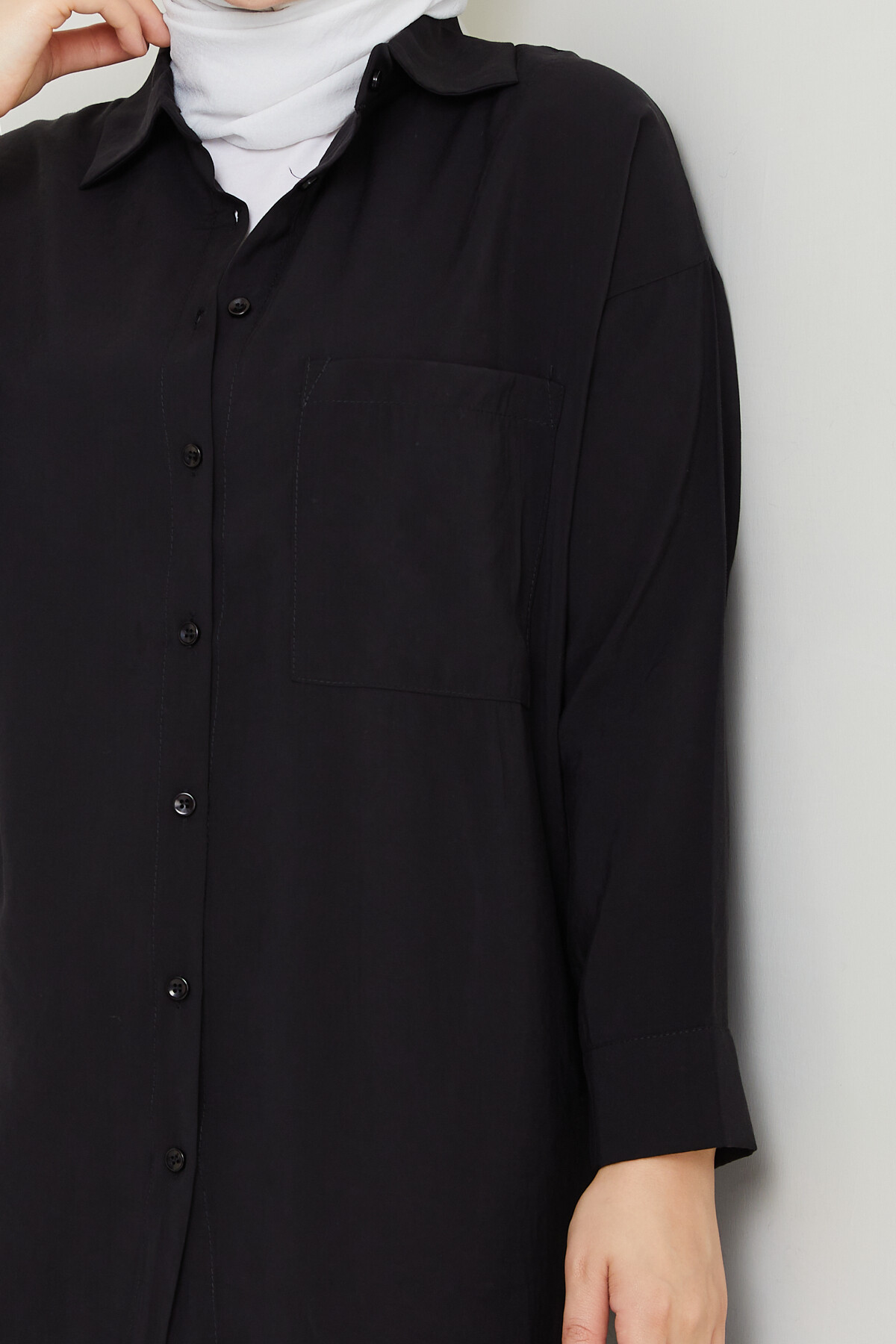 MASSİMO GÖMLEKLİ TAKIM-SİYAH