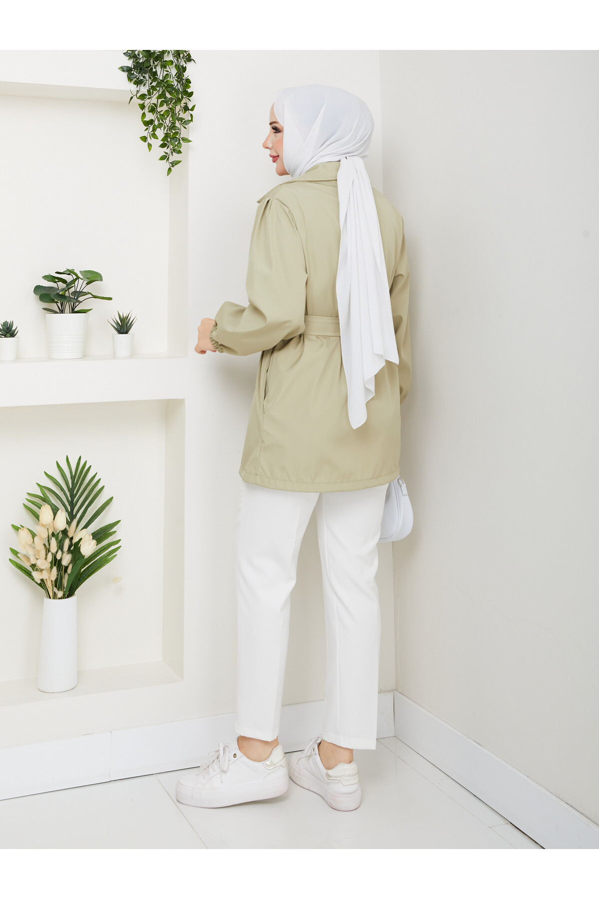 MY ARABOY TRENÇKOT-AÇIK YEŞİL