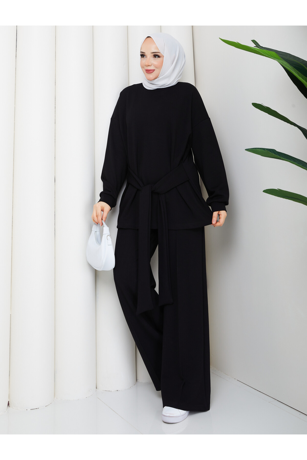 ÖN BAĞLAMALI OYSHO TAKIM - SİYAH