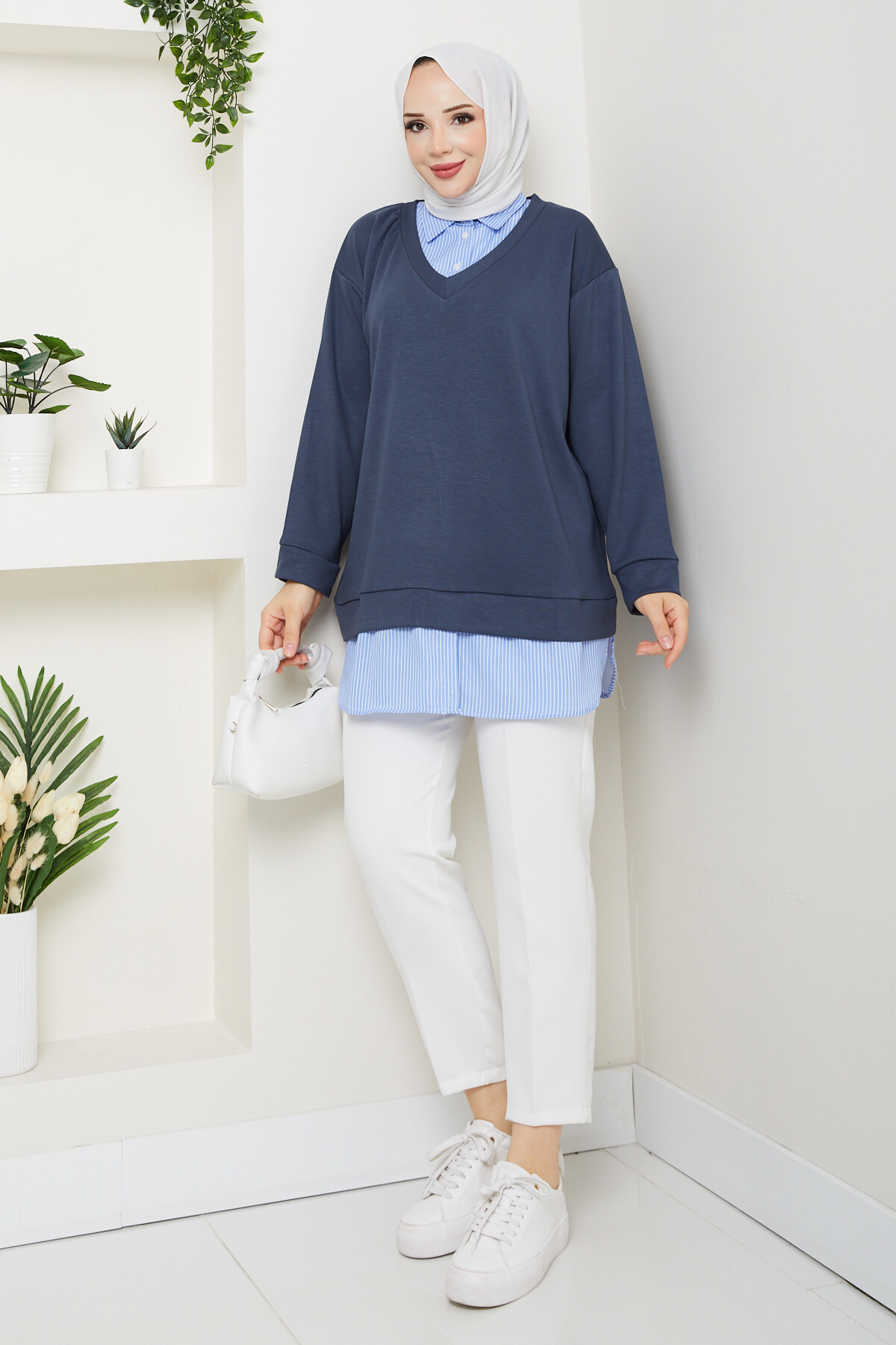 Oysho Gömlek Yaka Tunik Antarist