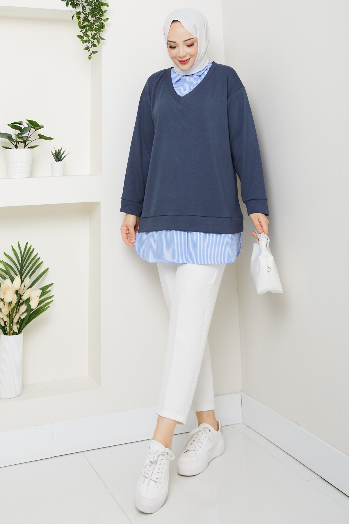 Oysho Gömlek Yaka Tunik Antarist