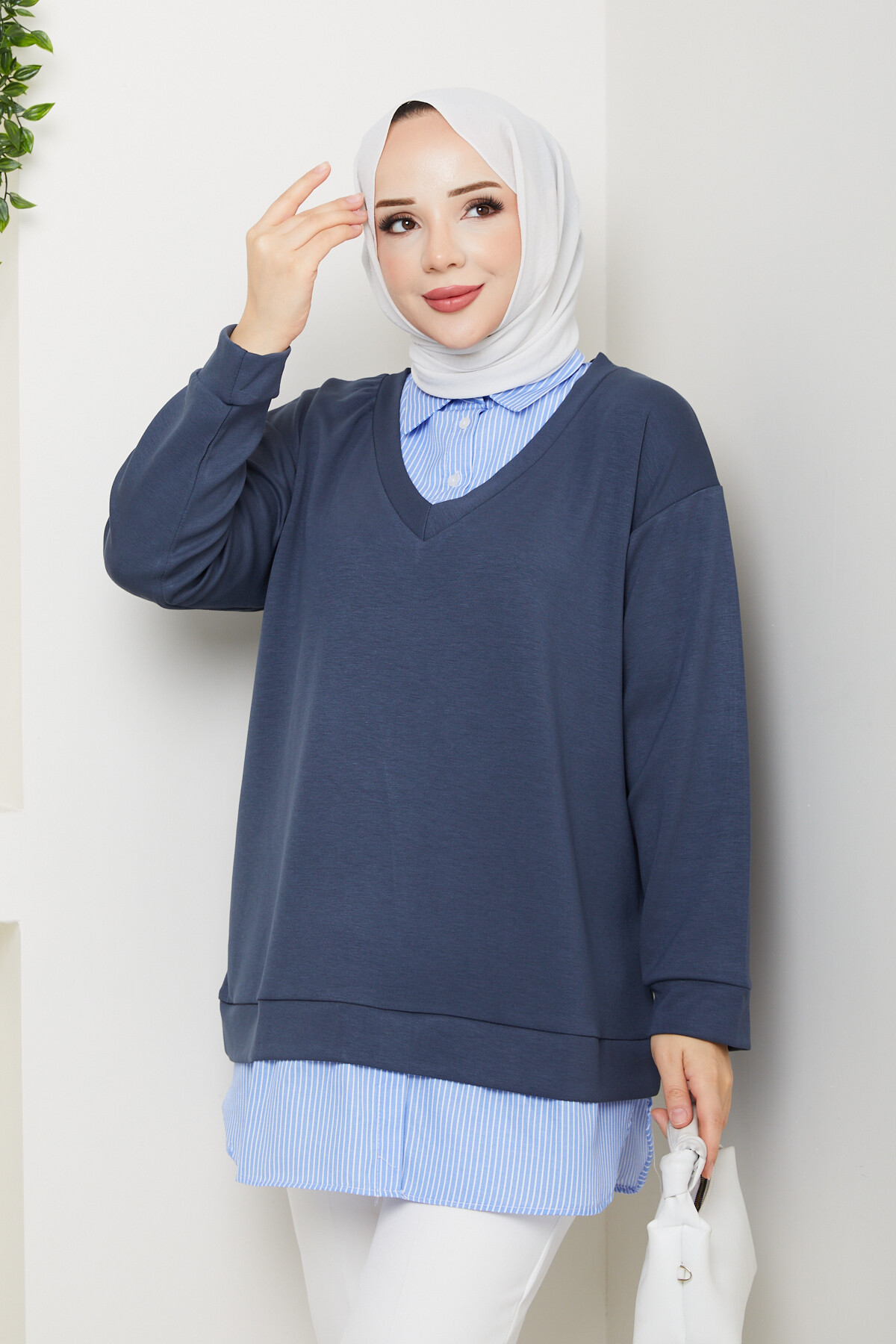 Oysho Gömlek Yaka Tunik Antarist