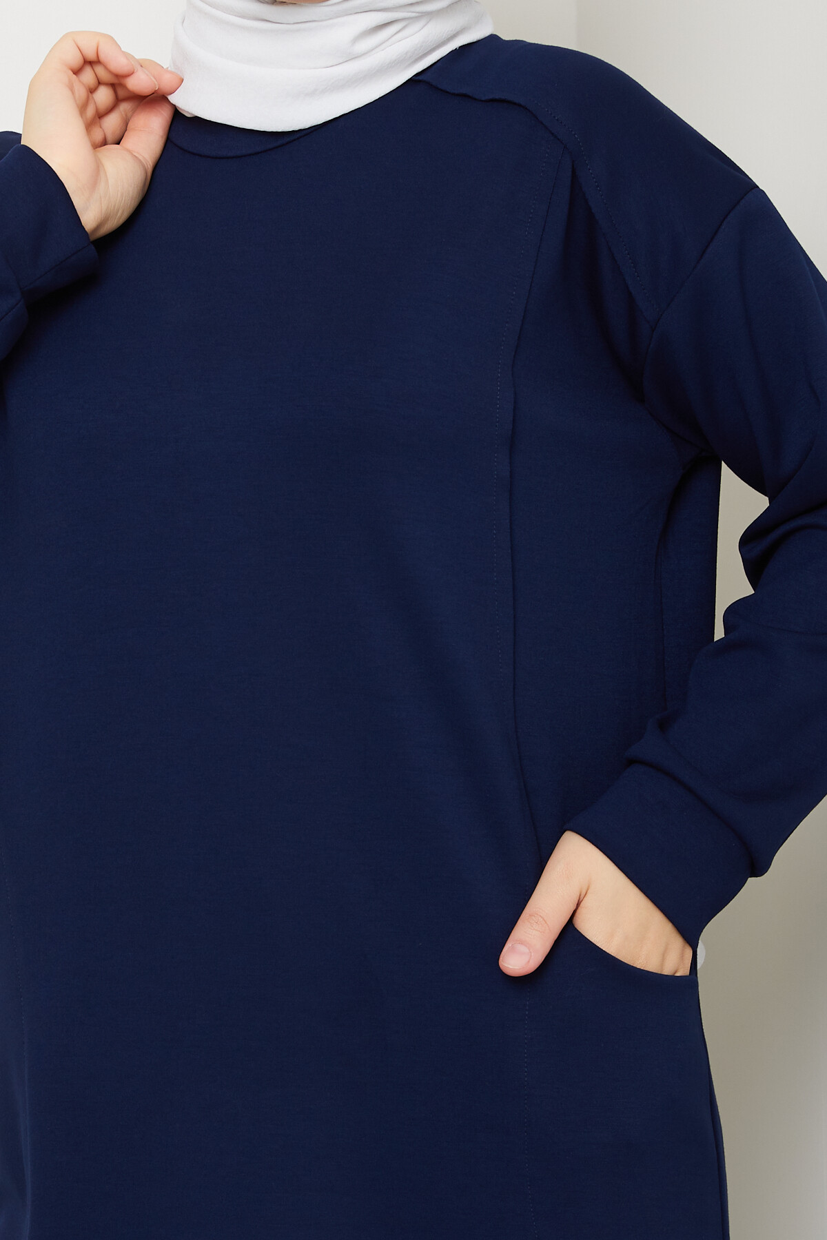 Oysho Naturel Dikişli Cepli Takım Lacivert