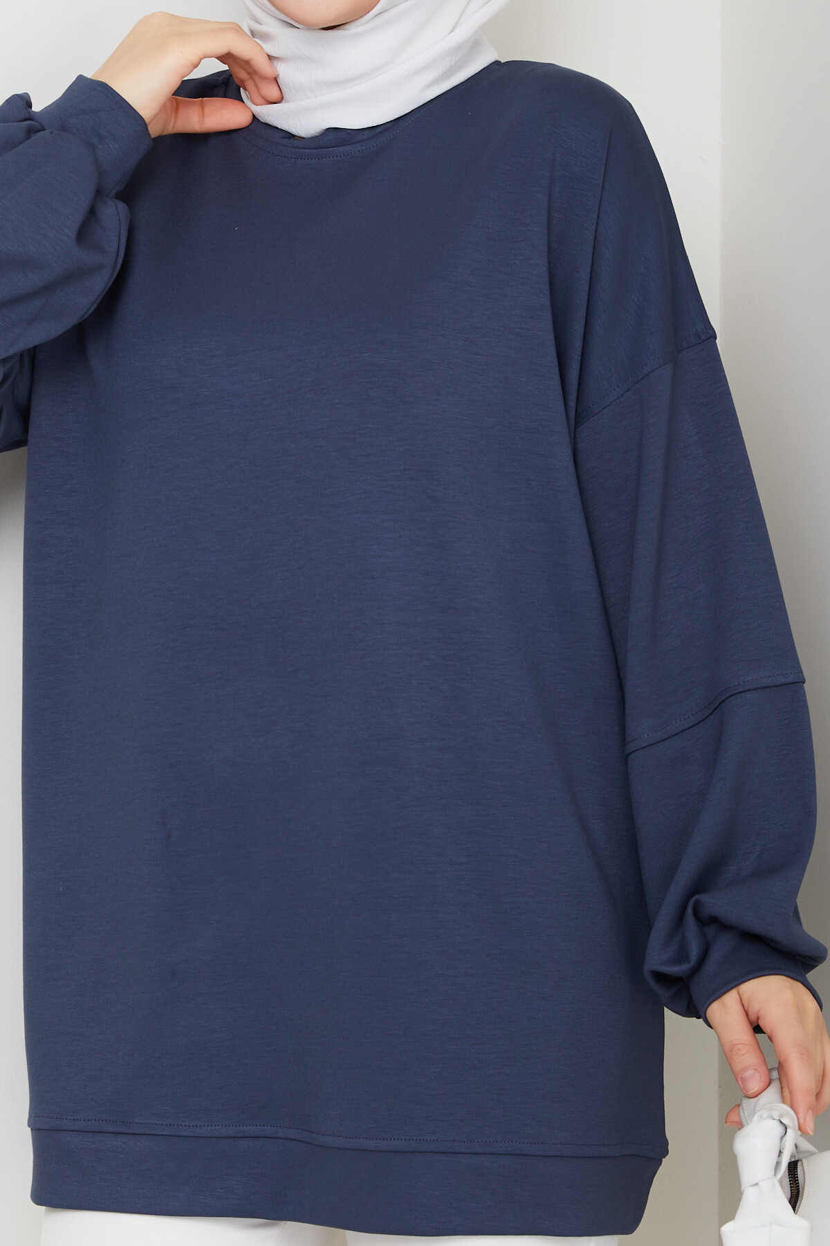 Oysho Oversize Beyzik Sweat Antrasit