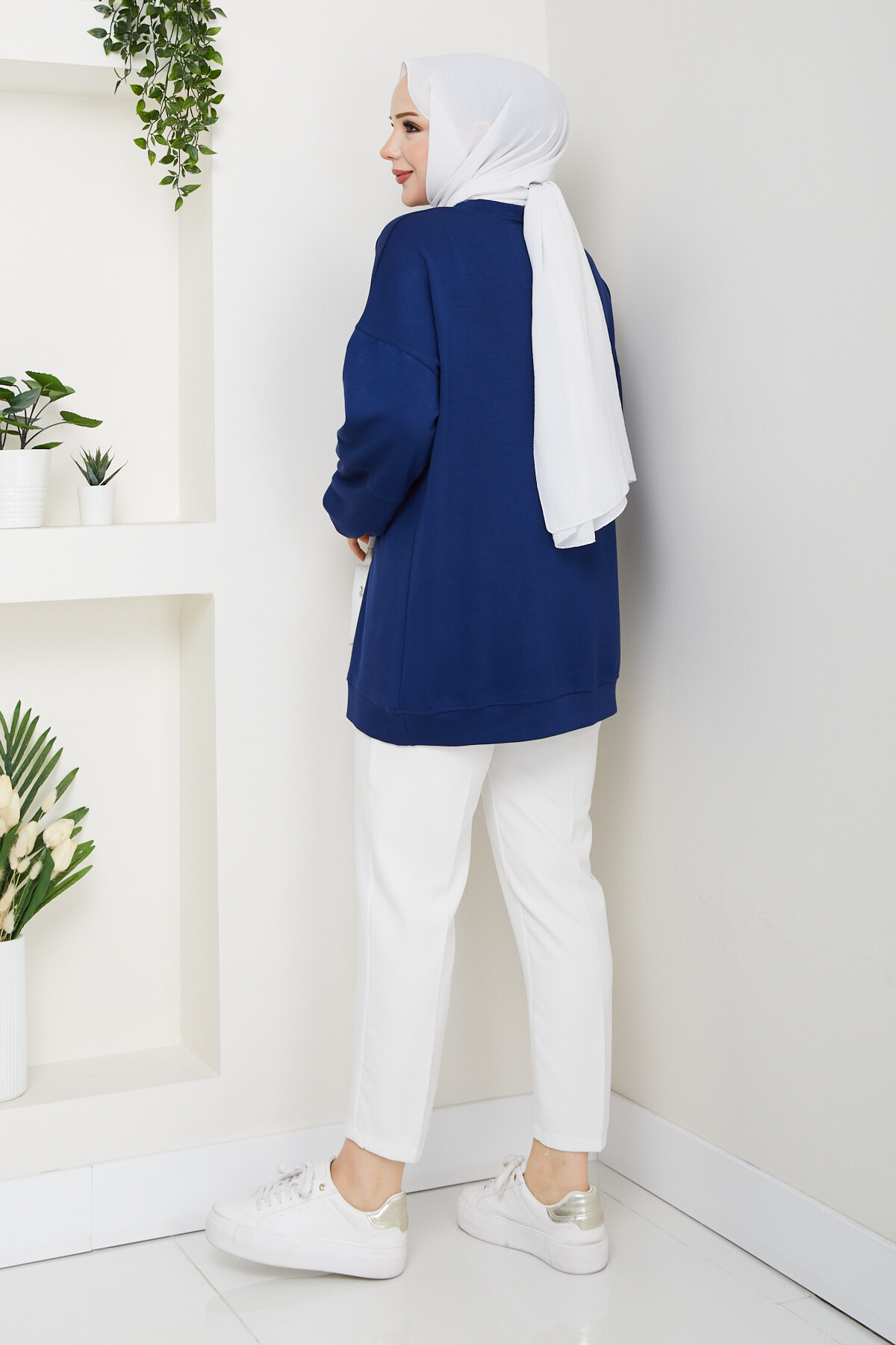 Oysho Oversize Beyzik Sweat Lacivet