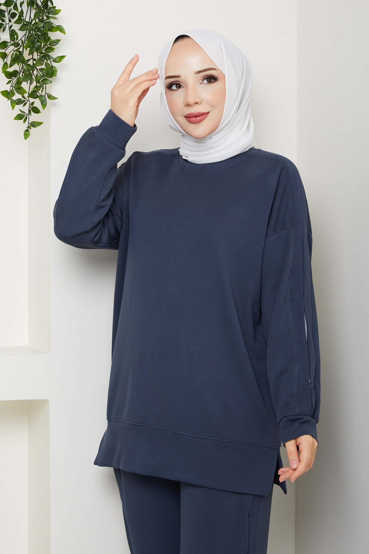 Oysho Pantolon Tuniği Garnili Takım Füme