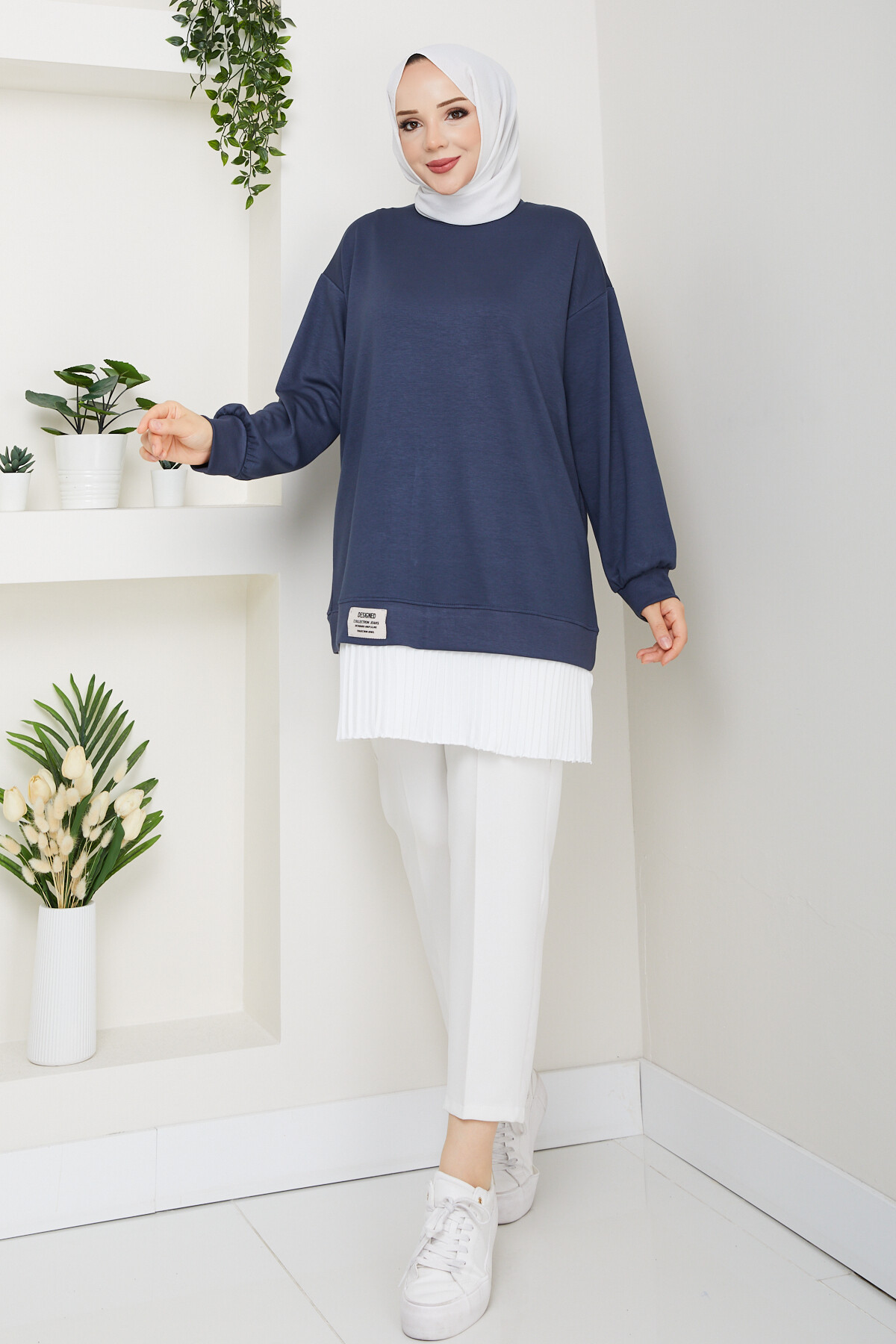 Oysho Pilis Garnili Tunik Antrasit