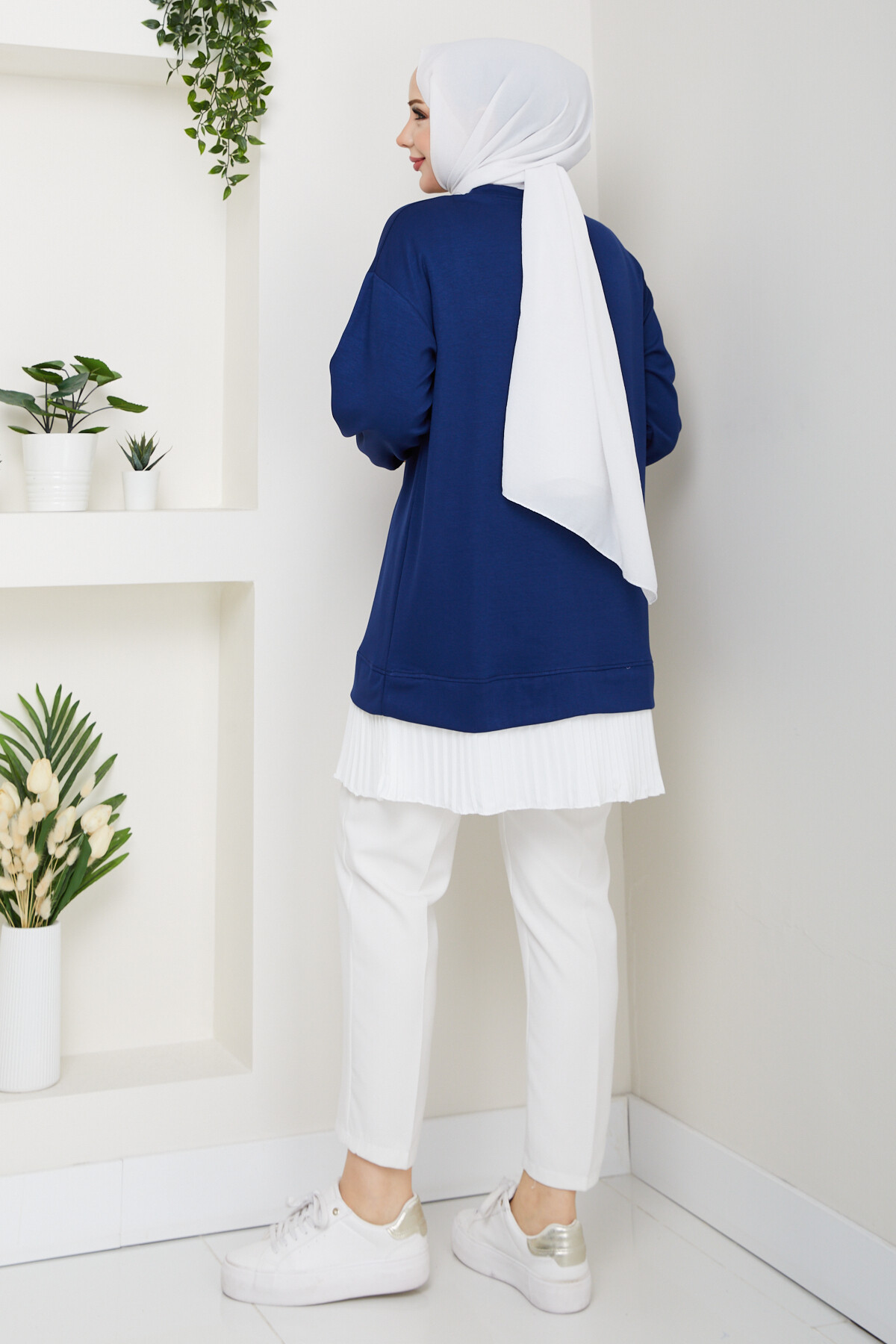 Oysho Pilis Garnili Tunik Lacivert