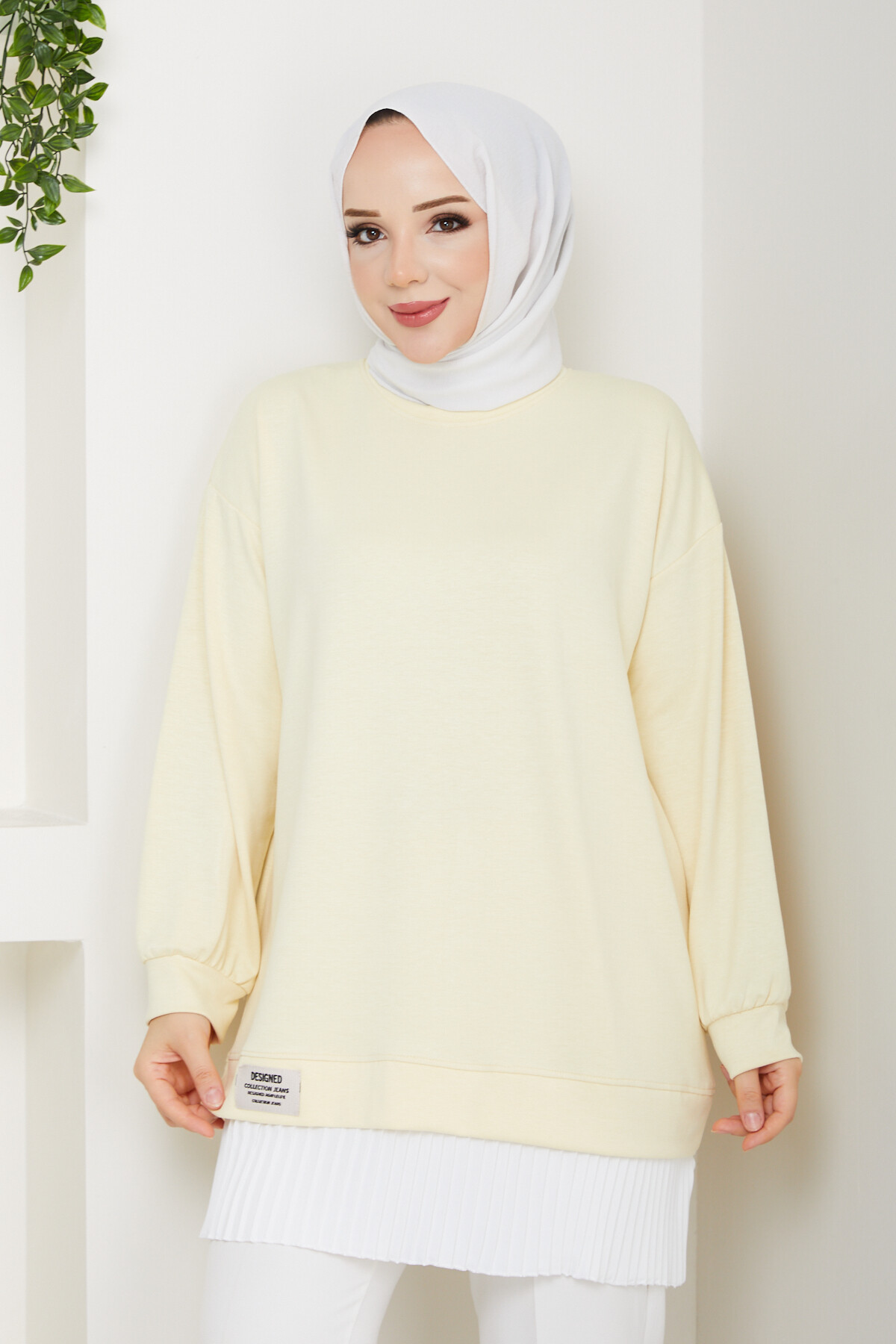 Oysho Pilis Garnili Tunik Sarı