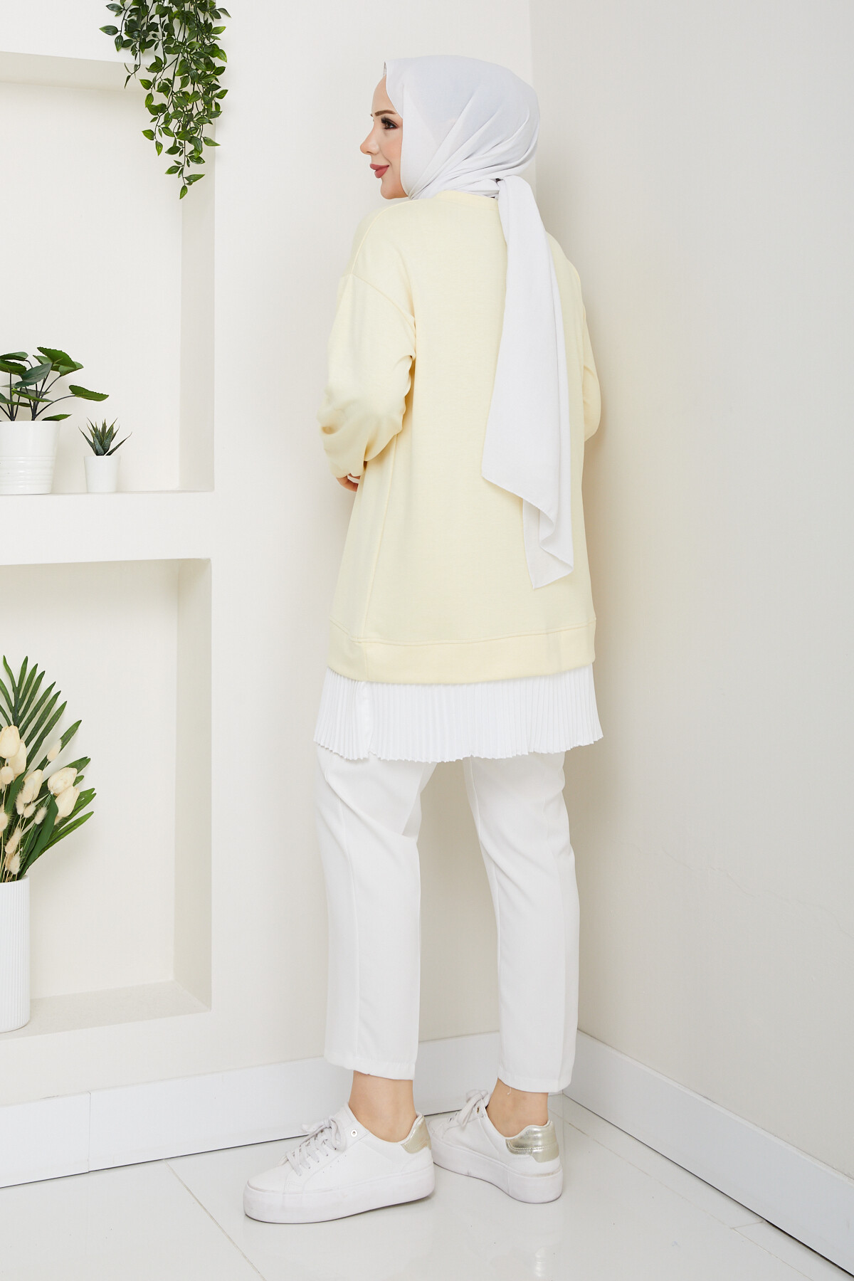 Oysho Pilis Garnili Tunik Sarı