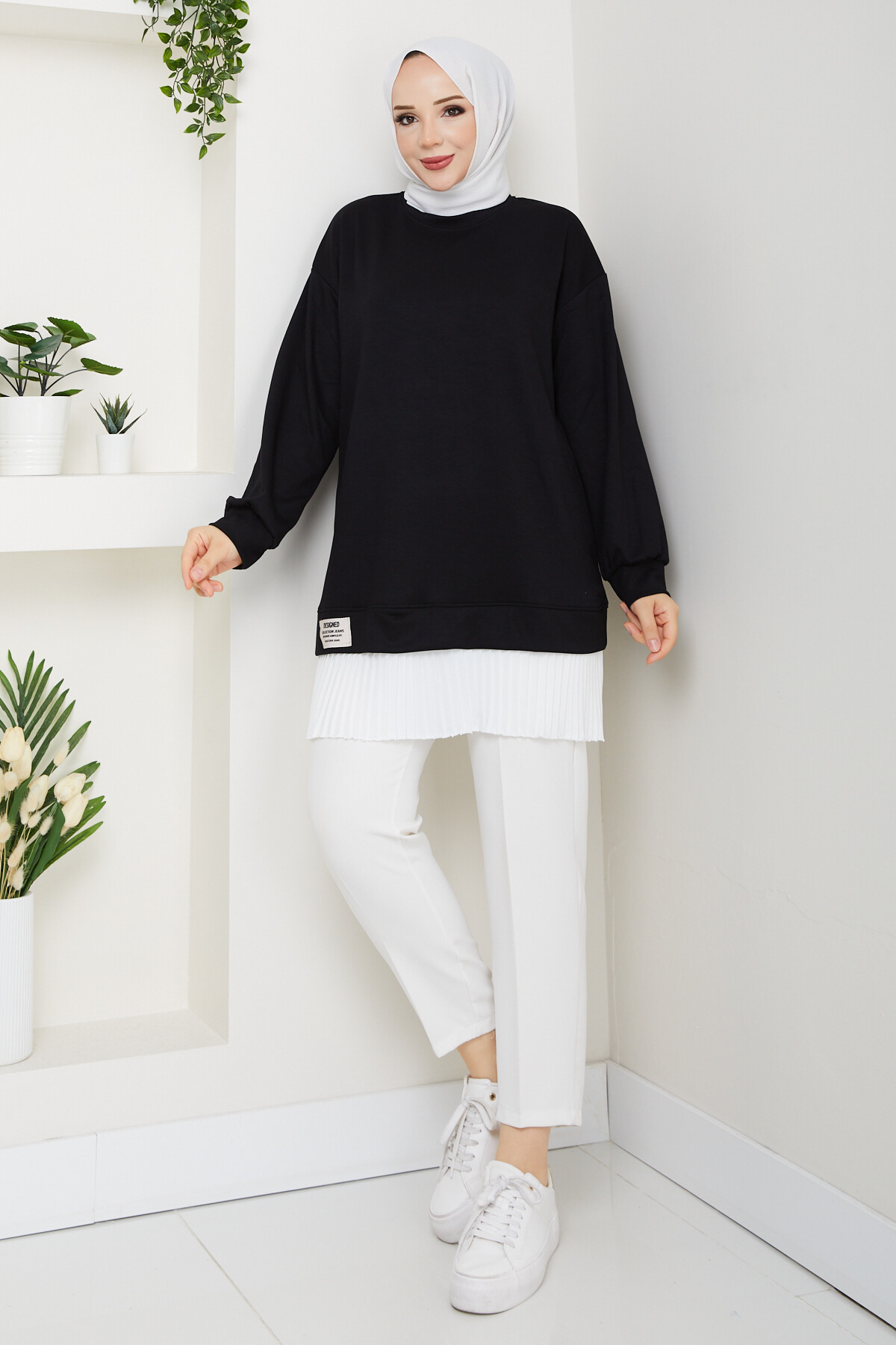 Oysho Pilis Garnili Tunik Siyah