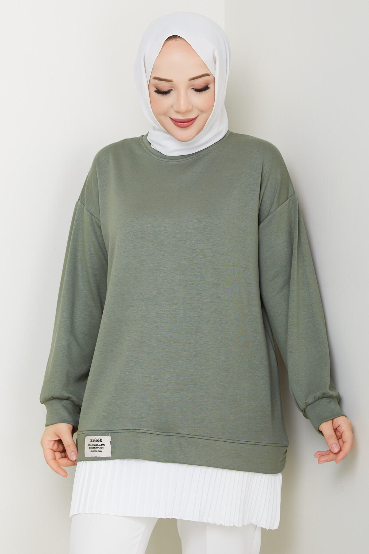 Oysho Pilis Garnili Tunik Yeşil