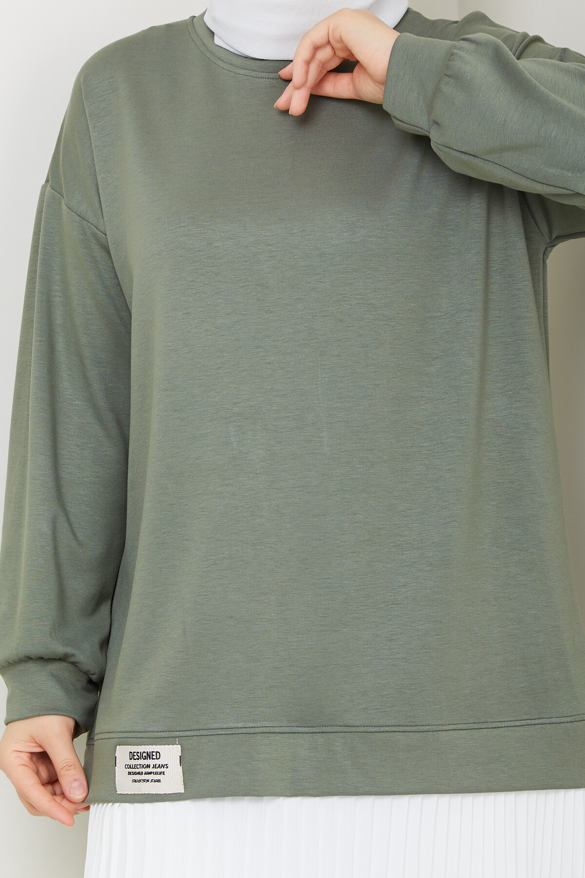 Oysho Pilis Garnili Tunik Yeşil